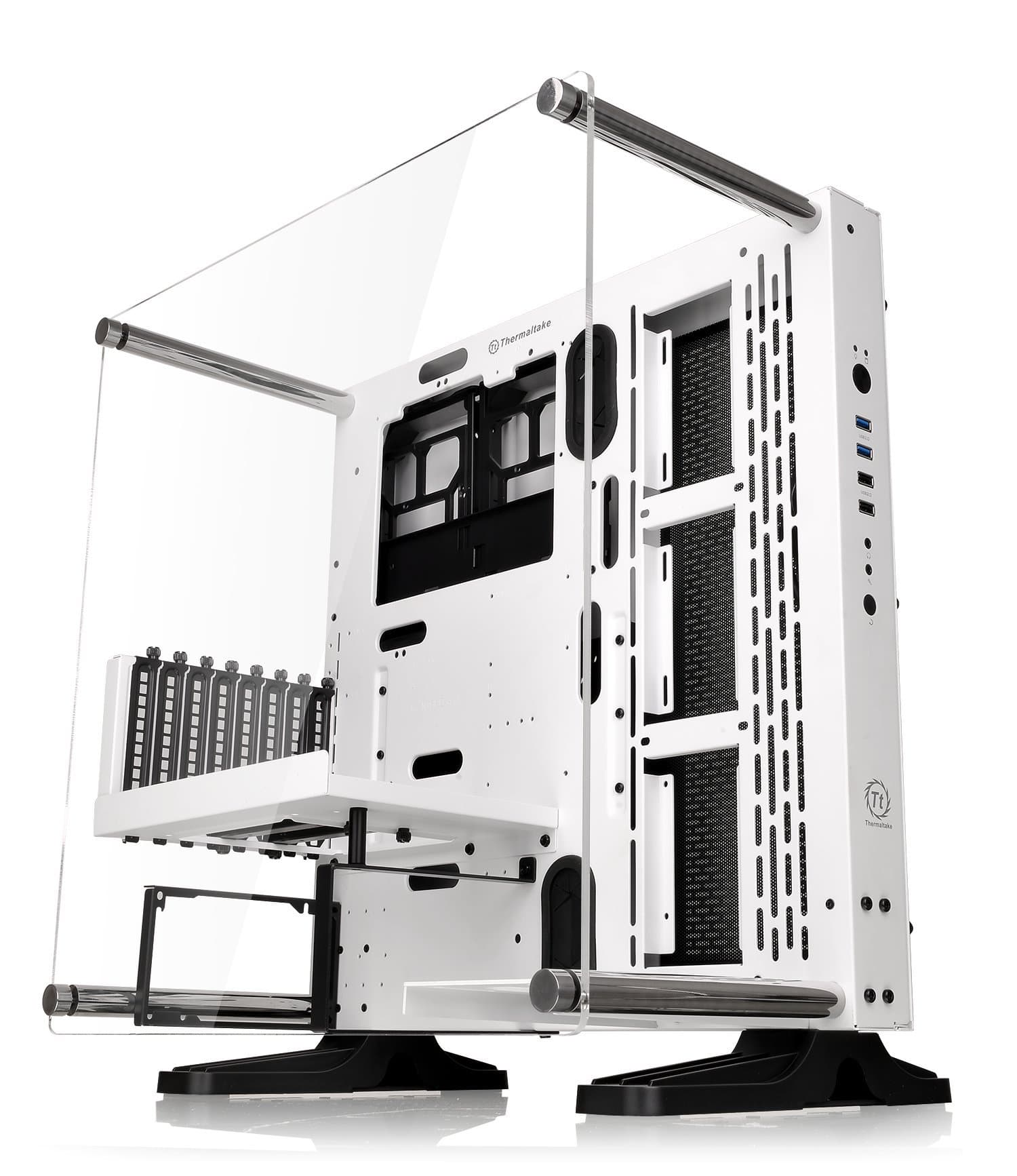 Thermaltake Core P3 SE Snow Edition ATX Open Frame Panoramic Viewing Tt LCS Certified Gaming Computer Case CA-1G4-00M6WN-02