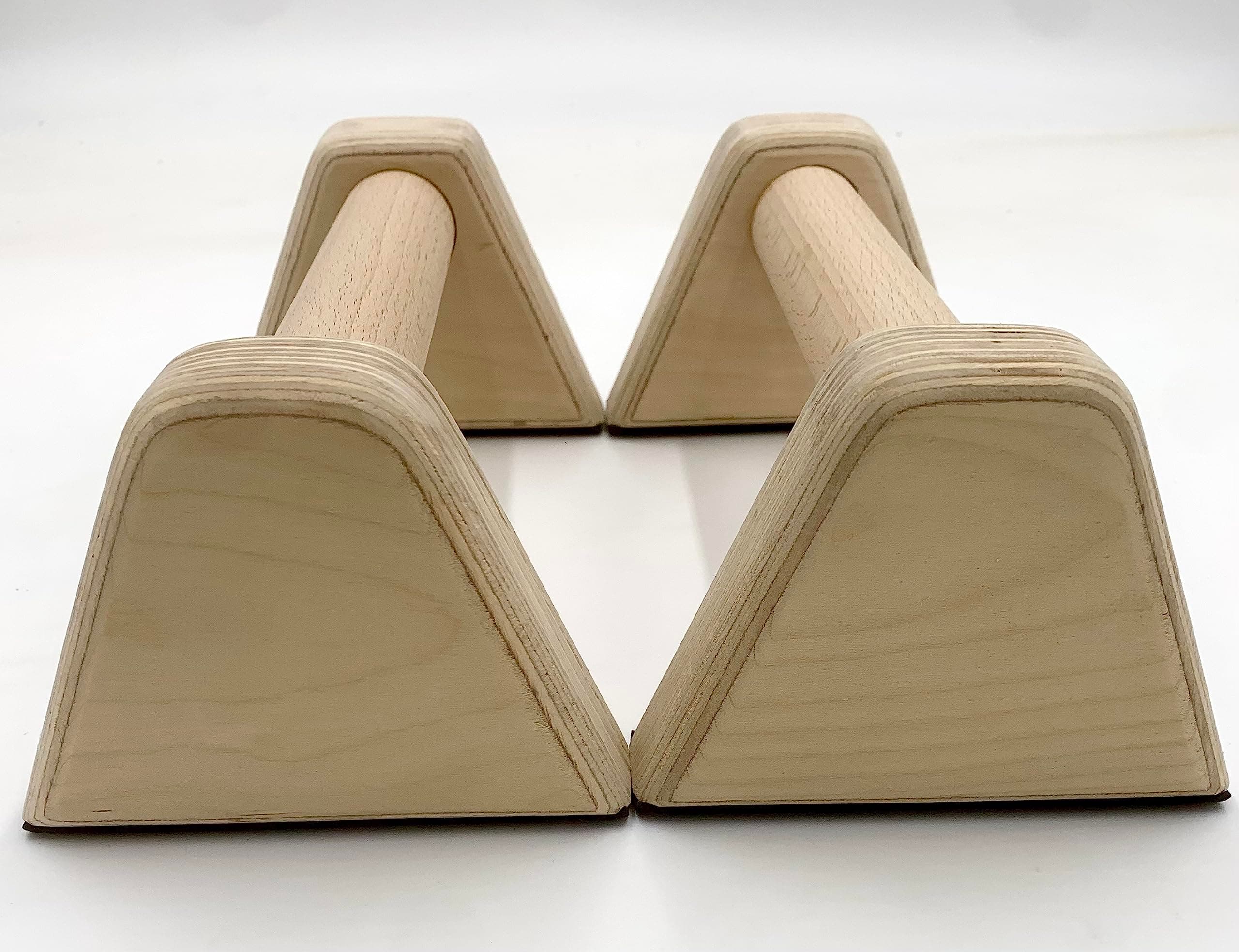 Barbarian Range Wooden Parallettes Parallel Bars Made From Hardwood Multiple Sizes (LOW)