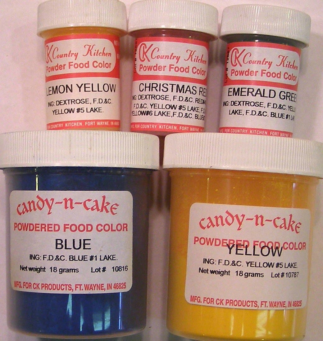 Lemon Yellow Powdered Food Coloring