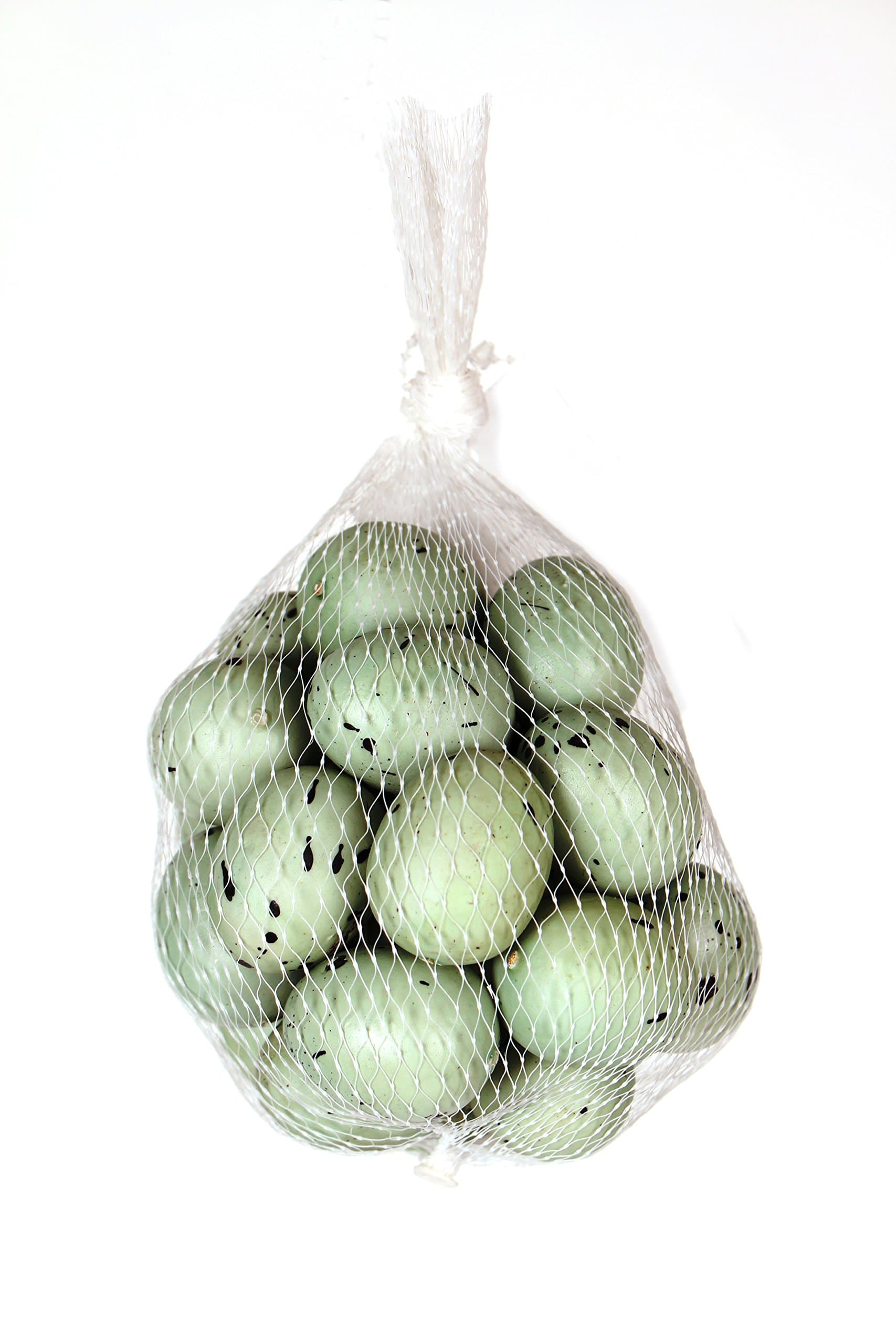 DEx Easter Eggs Speckled Blue 1.5 Inches by 1.25 inches, Artificial Robins Eggs