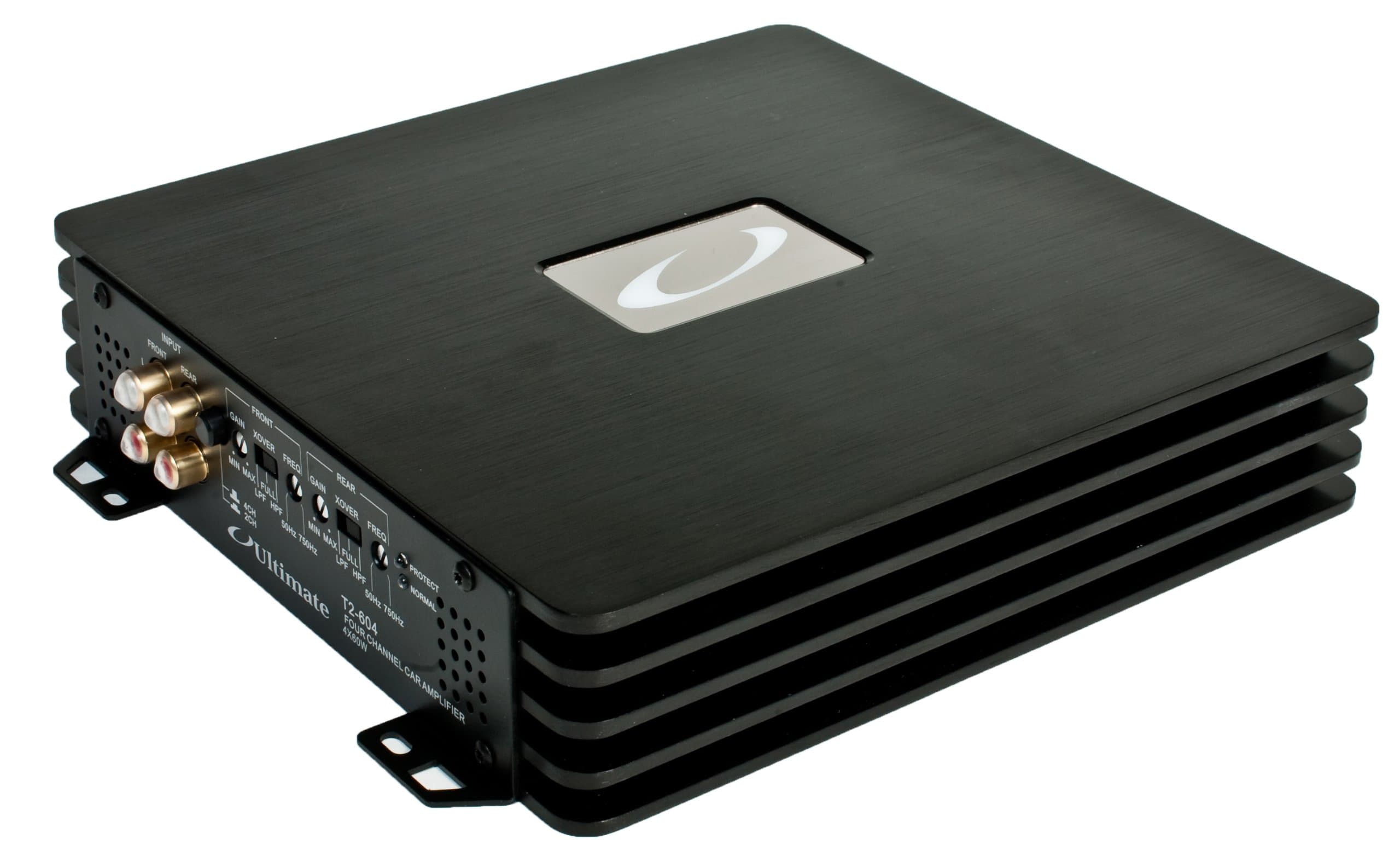 Ultimate T2-604 800 Watt Amplifier (Four Channel, Black)