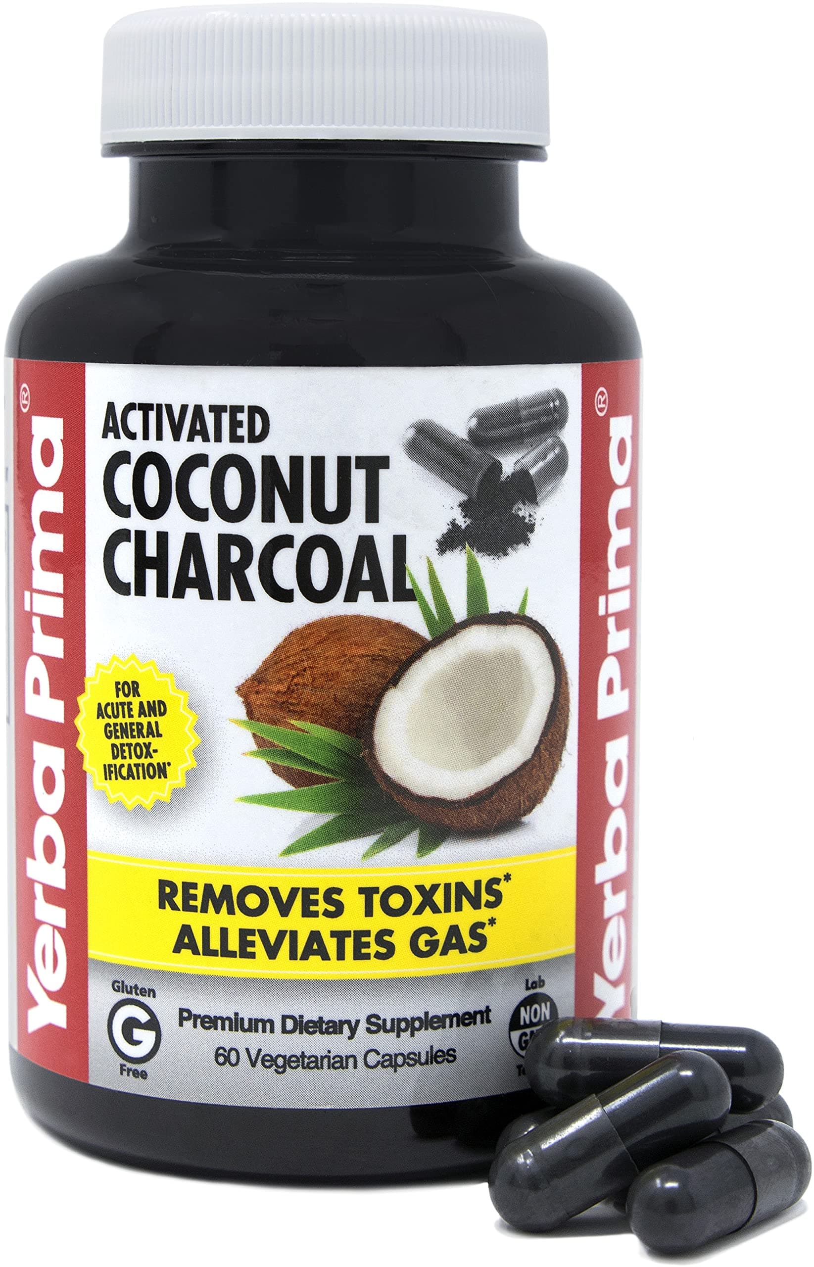 Activated Coconut Charcoal (60 Caps)