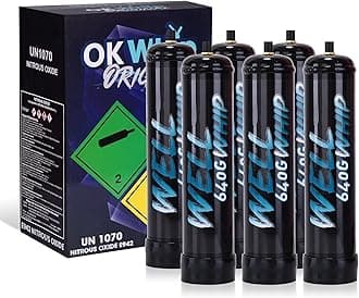 WellWhip Whipped Cream Charger 1.1L*6 Nitrous Oxide Tank Galaxy Gas Nitrous Oxide n2o Nitrous Canisters
