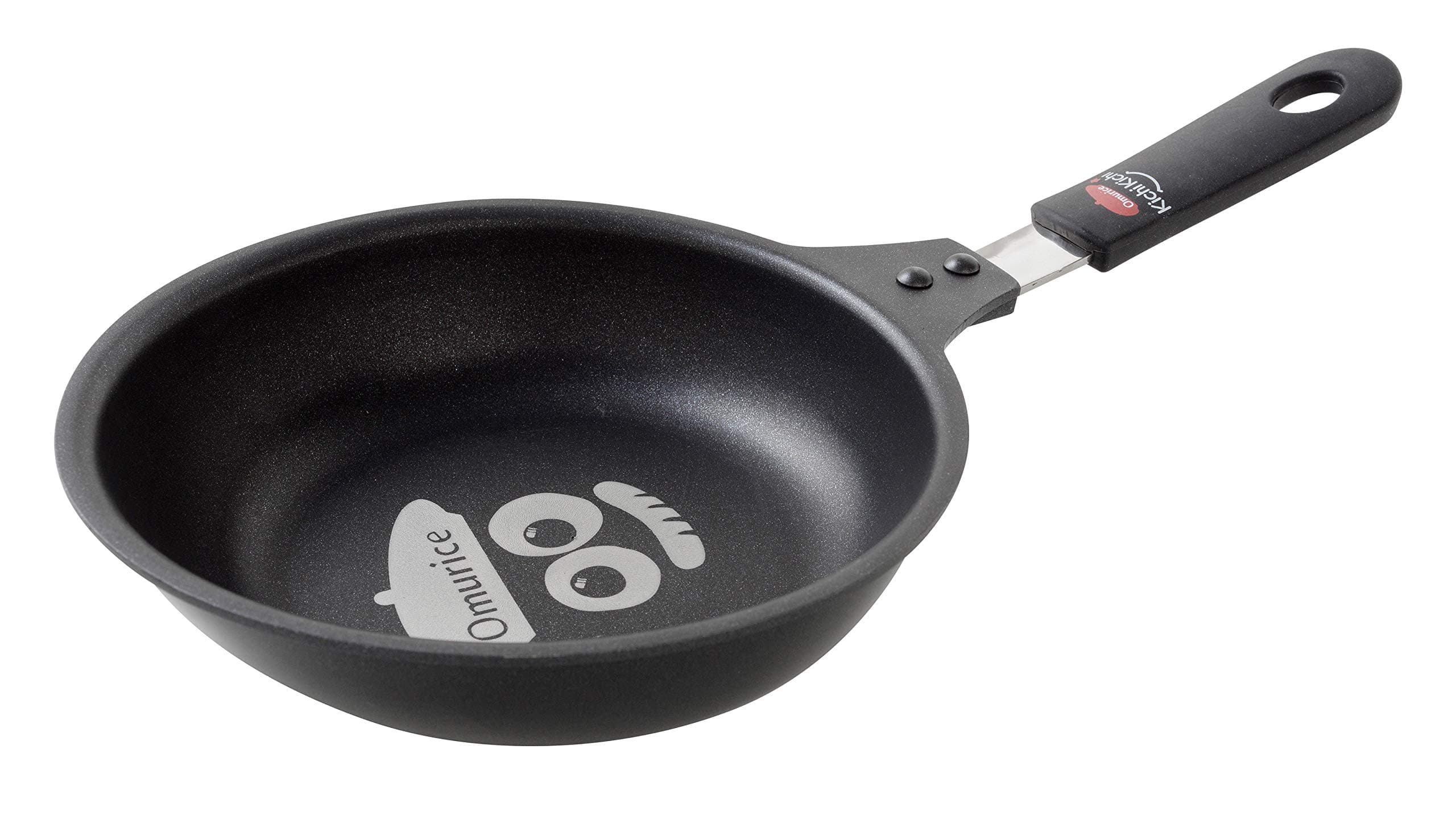 Ernest A-77340 Frying Pan, Supervised by a Well-established Western Restaurant Kichikichi, Easy to Make Omelets (Deep and Long Tip, Egg Shape), Recipe Included (Ome-chan Omelet Frying Pan), Popular