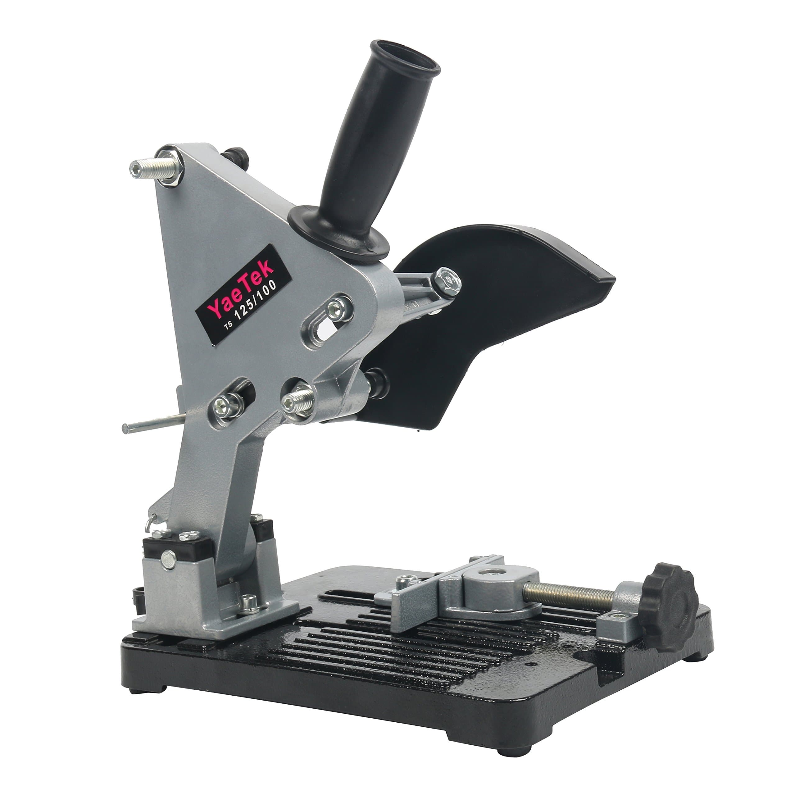 YaeTekAngle Grinder Stand Grinder Holder Cutter Support Cast Iron Base 100 mm 125 mm (4-5 inches)