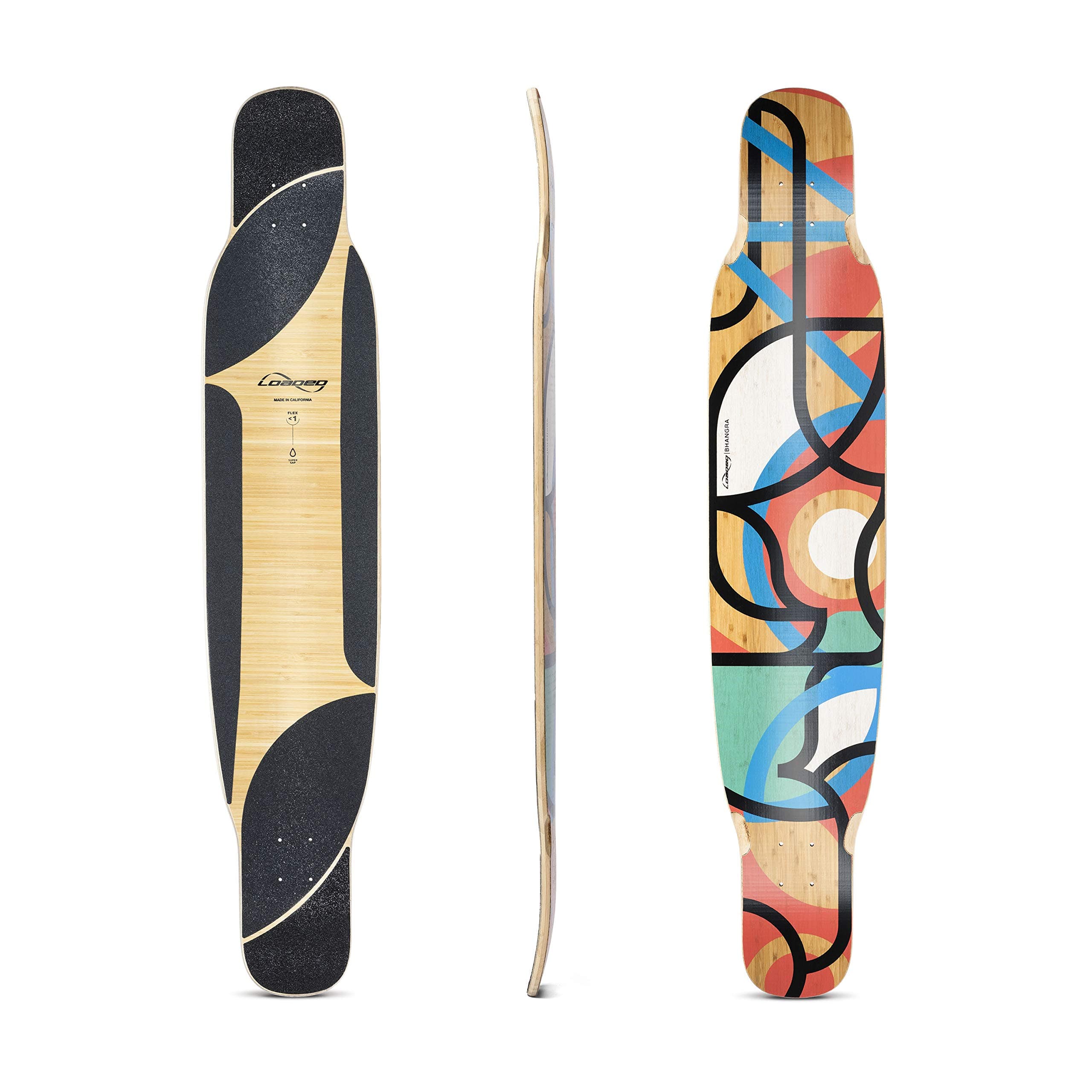 Loaded Boards Bhangra V2 Bamboo Longboard Skateboard Deck