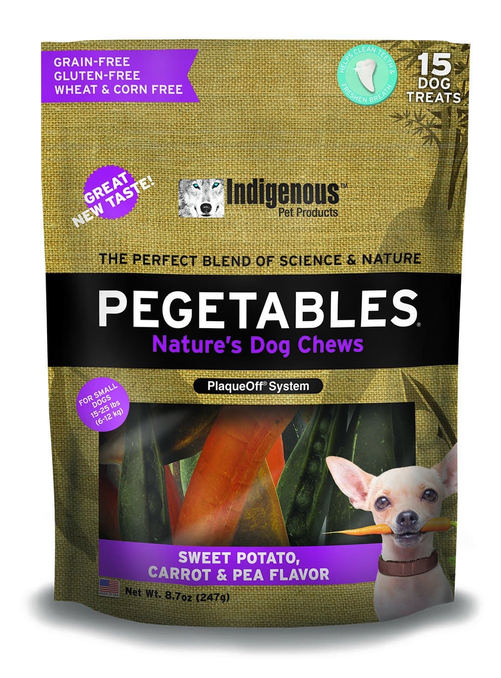 Mixed 8.7-Ounce Value Size Dental Chew, Small