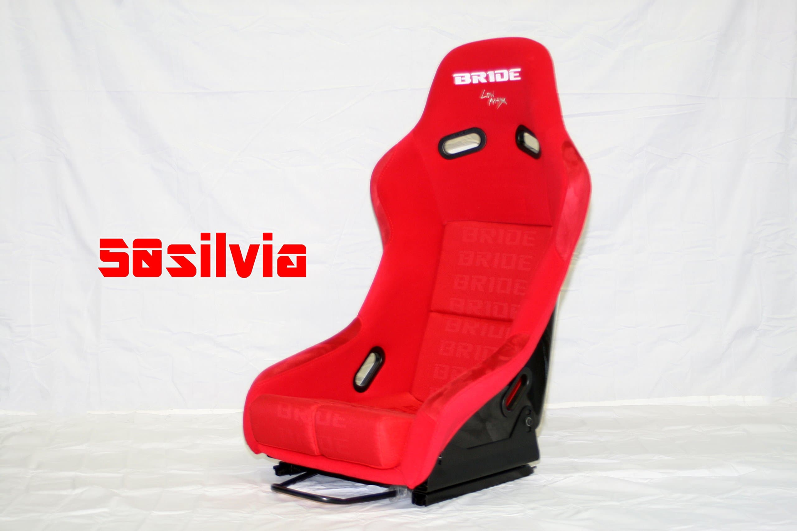 Pair 2 Bride Vios LOW MAX RED Racing Seats Black Back Gradation Frp