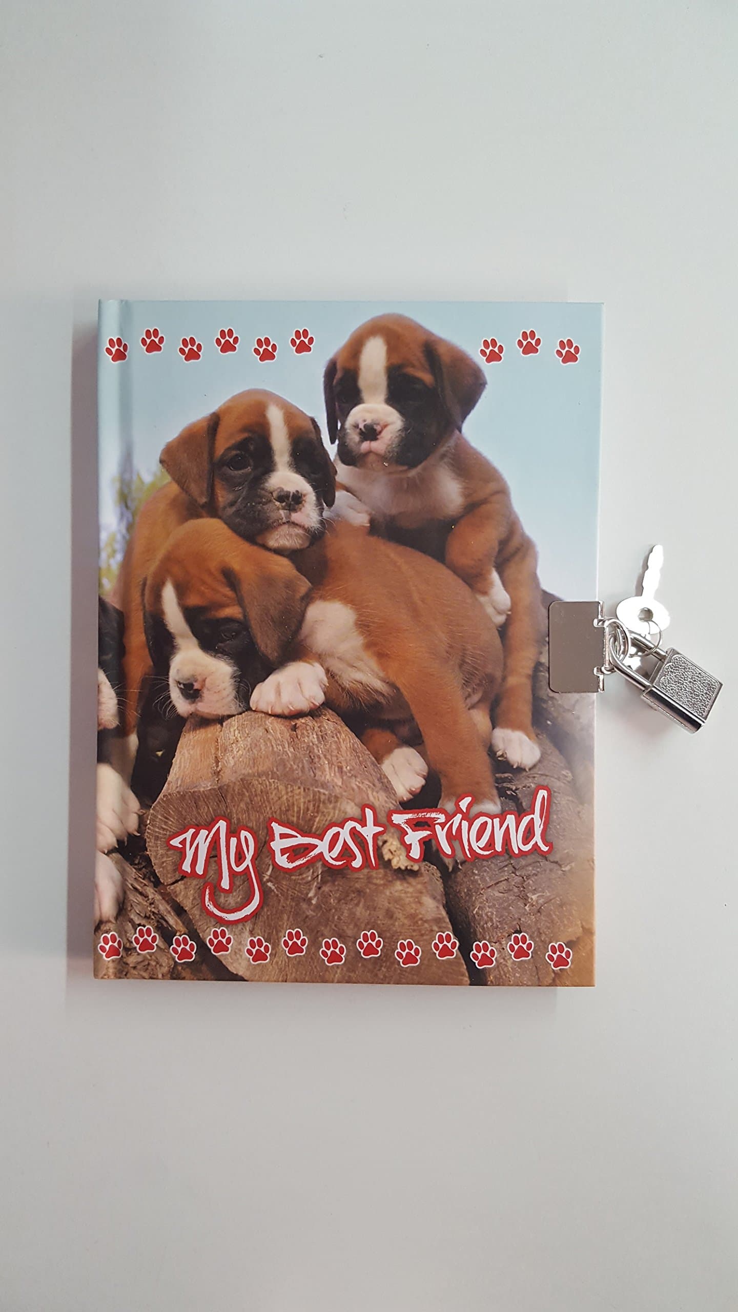LEBEZ Diary with Padlock Issue Puppies Lebez – Assorted – No – Diary with Padlock – 13 x 18 cm – 4492