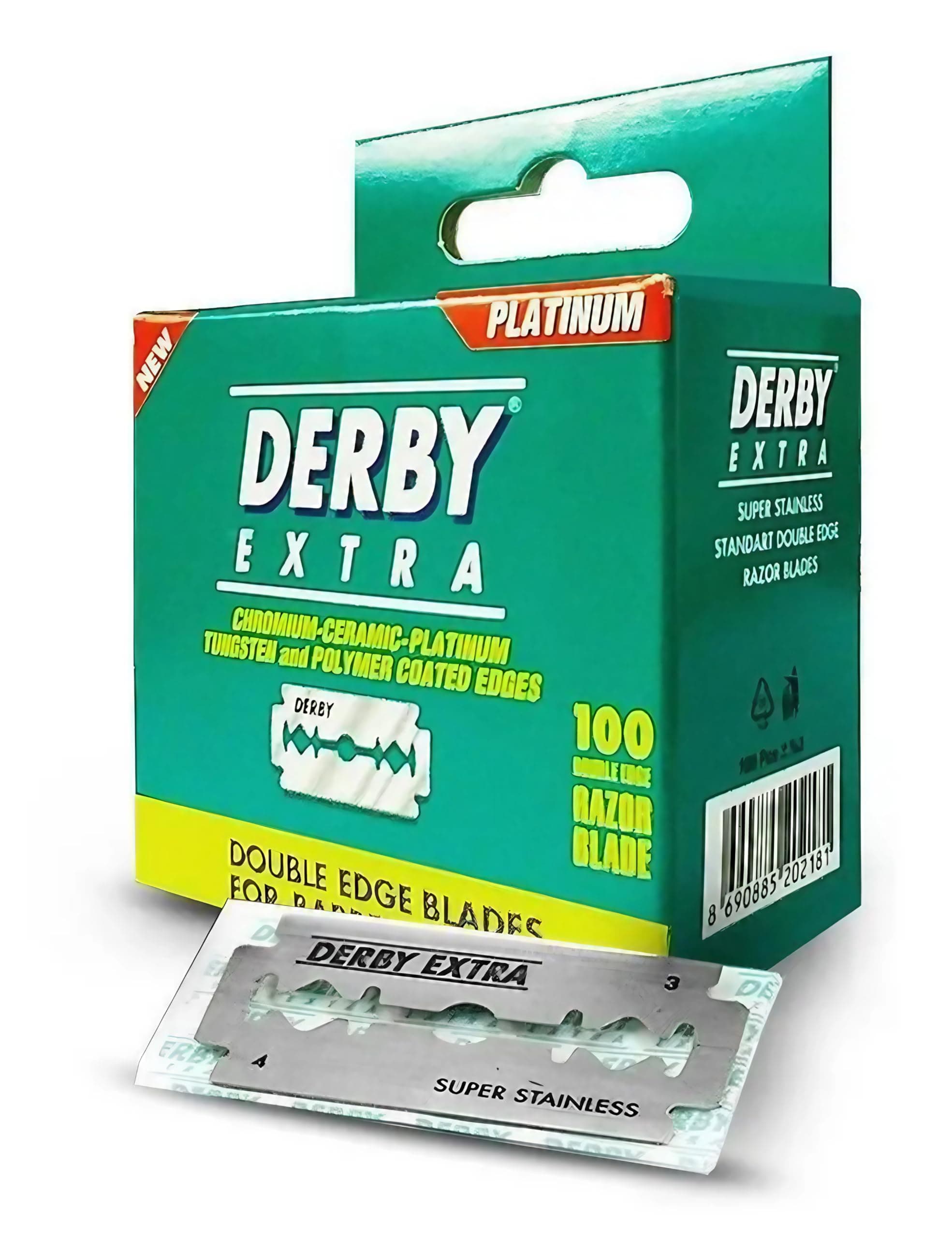 Extra Double Edge Safety Razor Blades, 100 Count