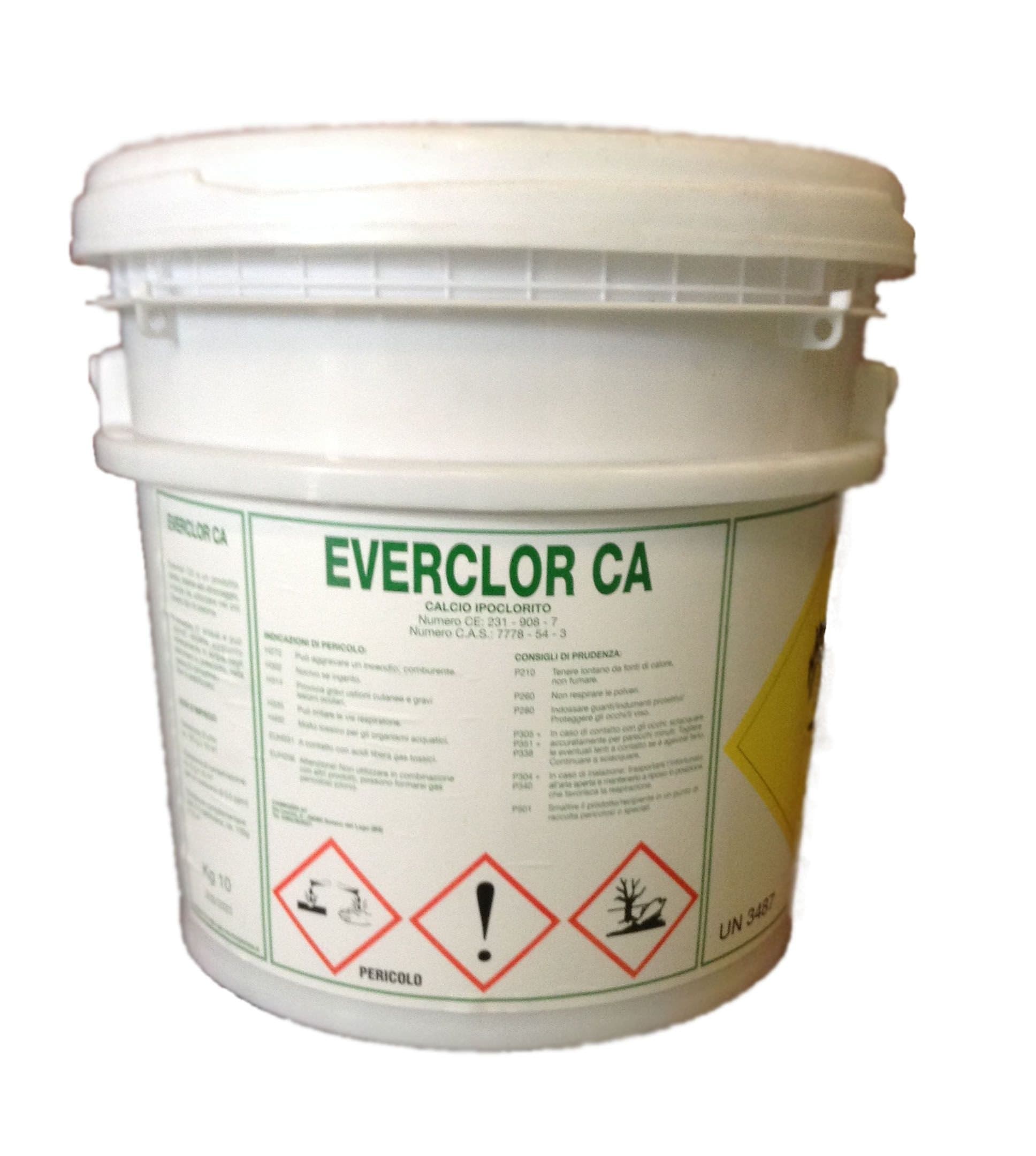 CALCIUM HYPOCHLORITE FOR POOLS - EVERCLOR CA CHLORINE FOR POOL