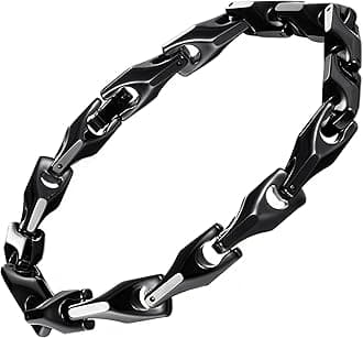 URBAN JEWELRY Stunning Solid Tungsten Link Bracelet for Men