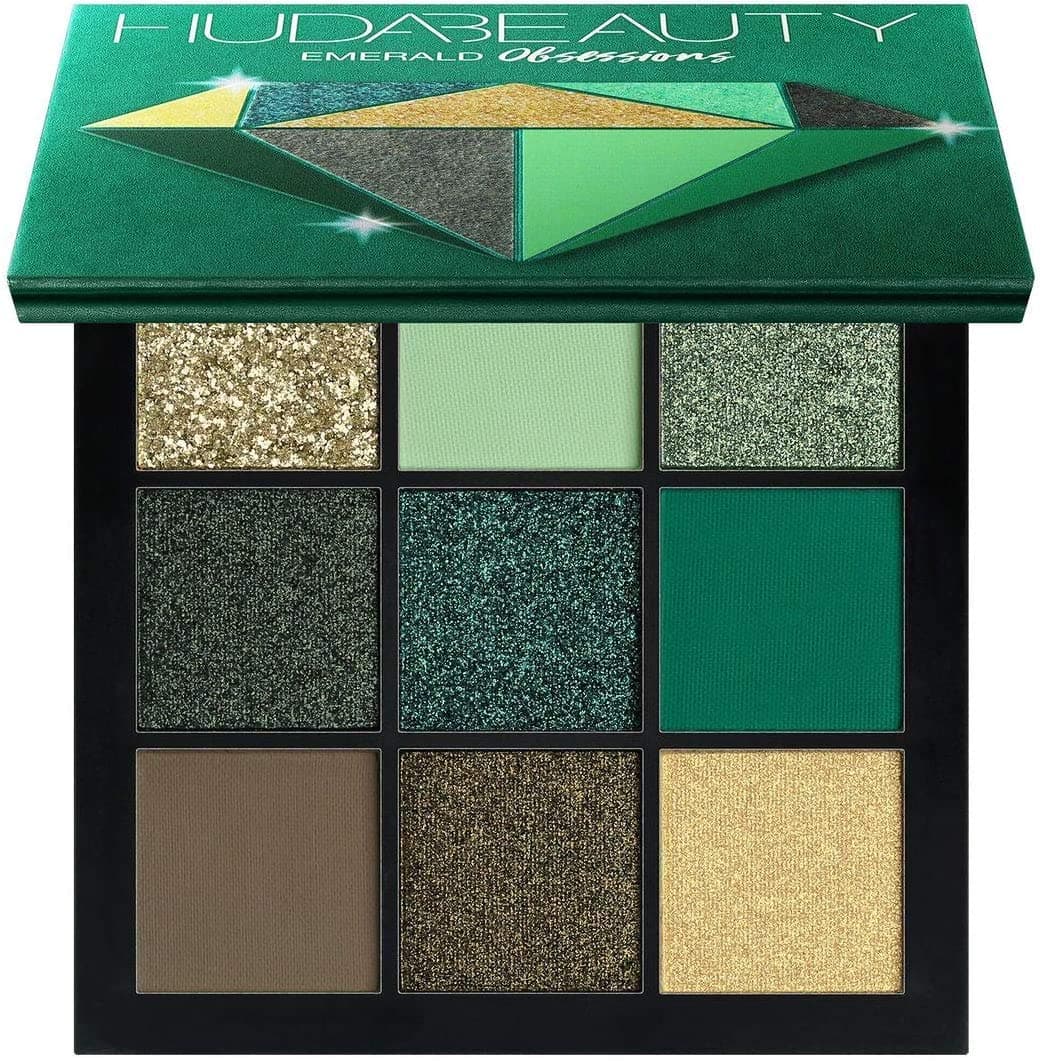 Obsessions Eyeshadow Palette by Huda Beauty Emerald