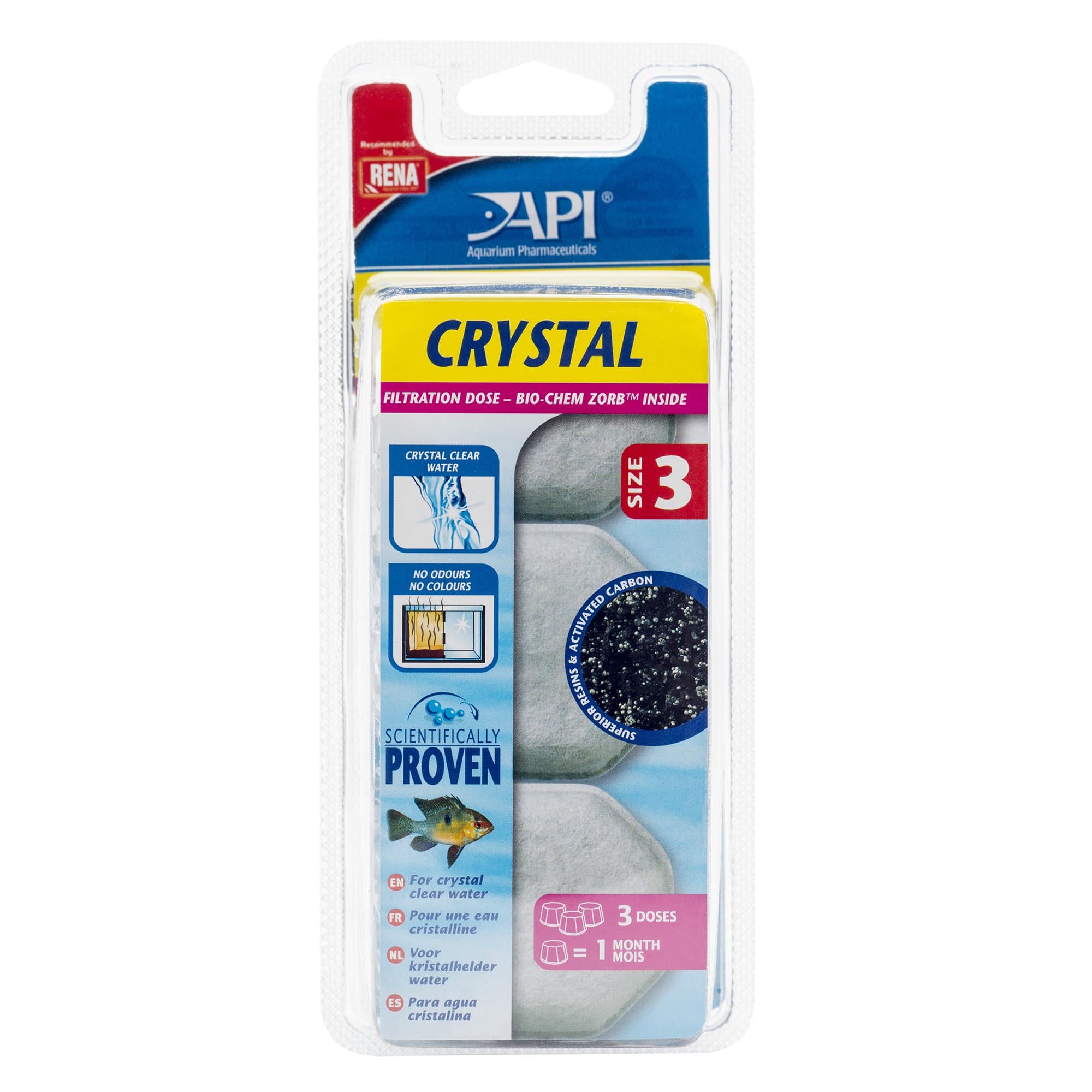 APL 3 x Aquarium Accessories Crystal Tin