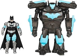 Batman 4" Action Figure with Transformable Technology Armor - Toys for Ages 3+