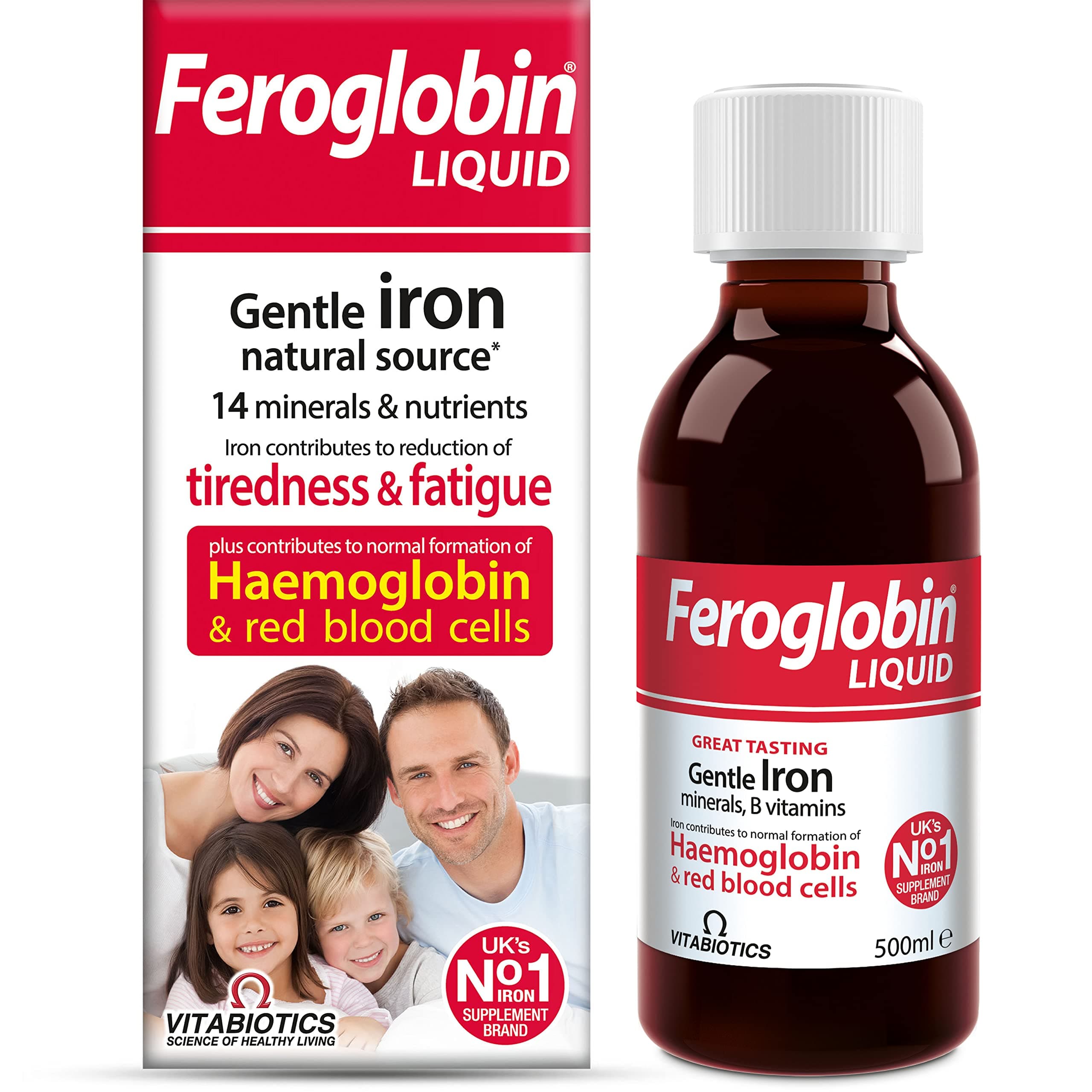 Feroglobin Vitabiotics Organic Liquid 500ml