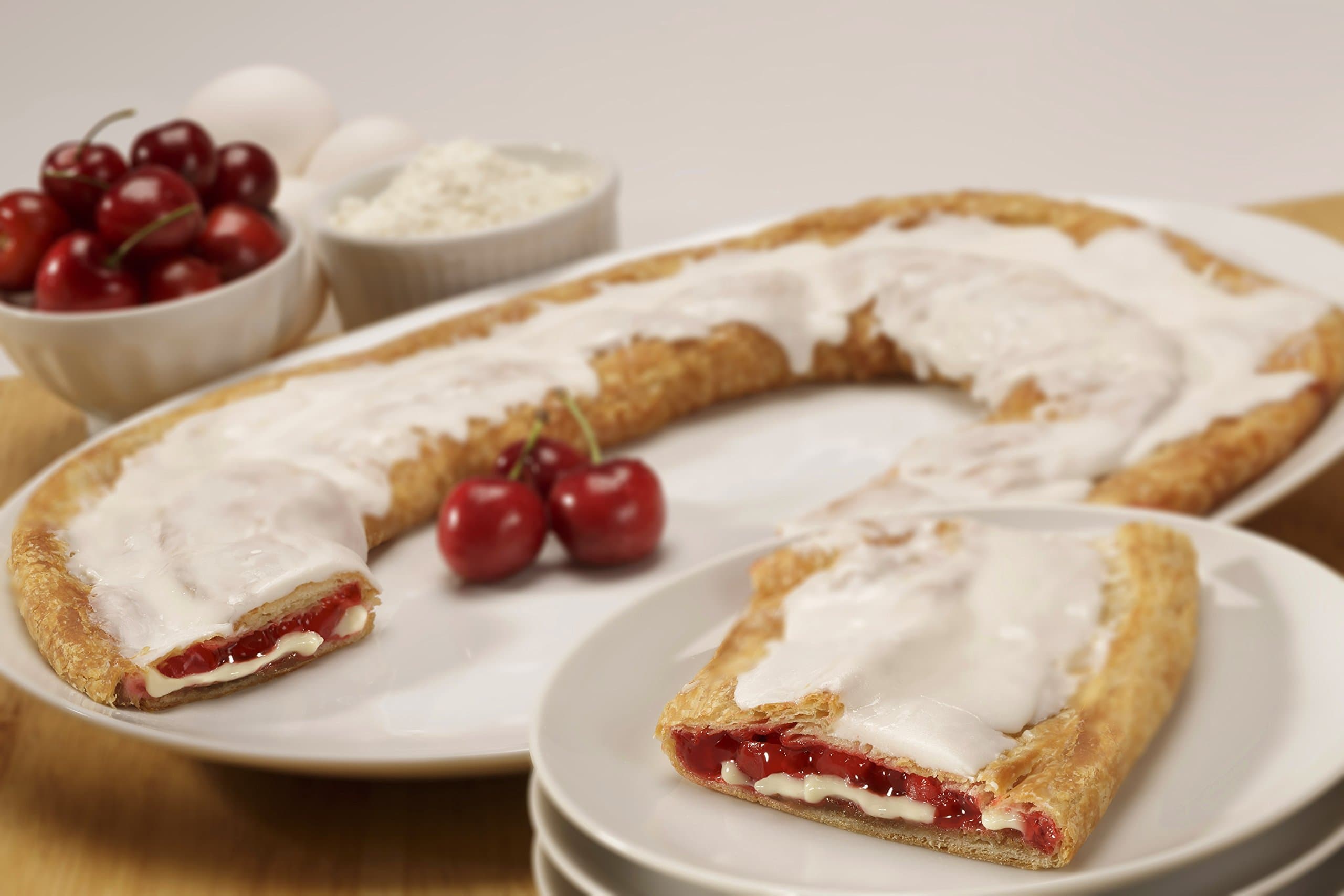 Cherry Cheesecake Kringle-Racine Danish Kringles