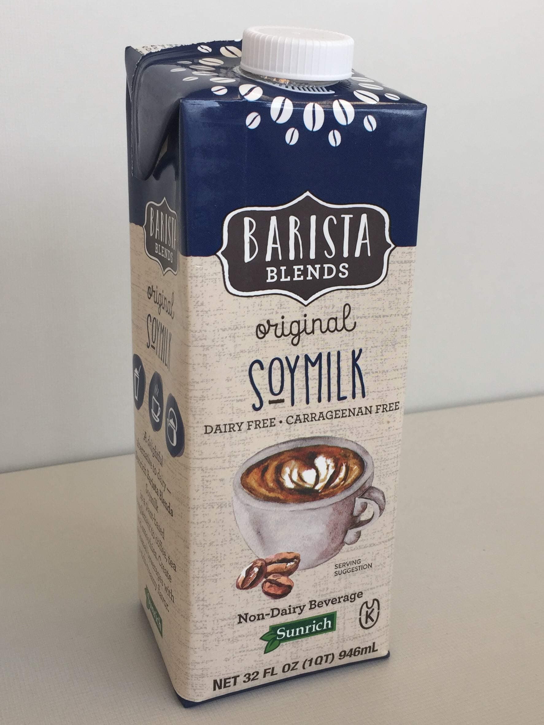 Sunrich Barista Blends Soymilk, 32 oz., 12 per case