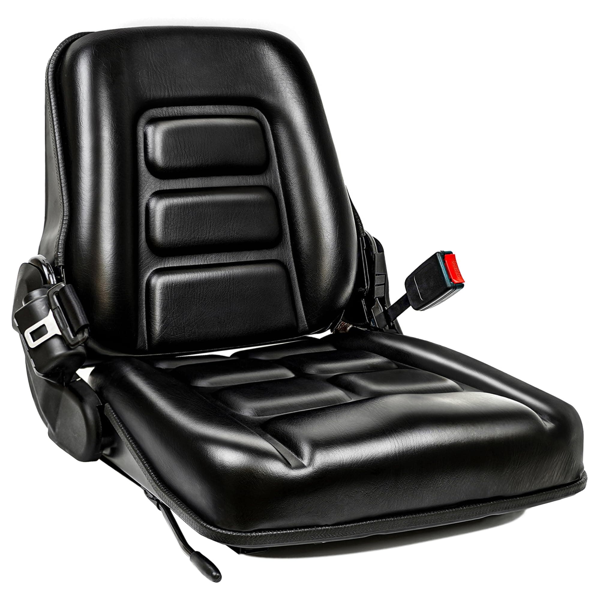 Universal Forklift Seat with Adjustable Back,Safety Belt and Operator Position Switch,for Tractor,Excavator Skid Loader Backhoe Dozer Telehandler