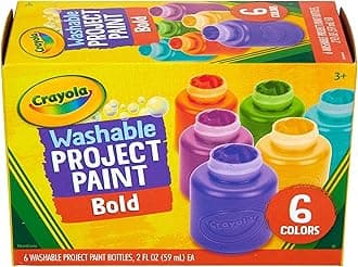 Crayola Crayola Project 6 Pieces Washable Paint Bold