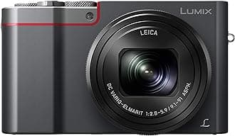 Panasonic Lumix TZ100 Expert Compact Camera (Large Sensor Type 1 Inch 20MP, Zoom Leica 10x F2.8-5.9, Viewfinder, Touch Screen, 4K Video, Stabilisation) Silver (Renewed)