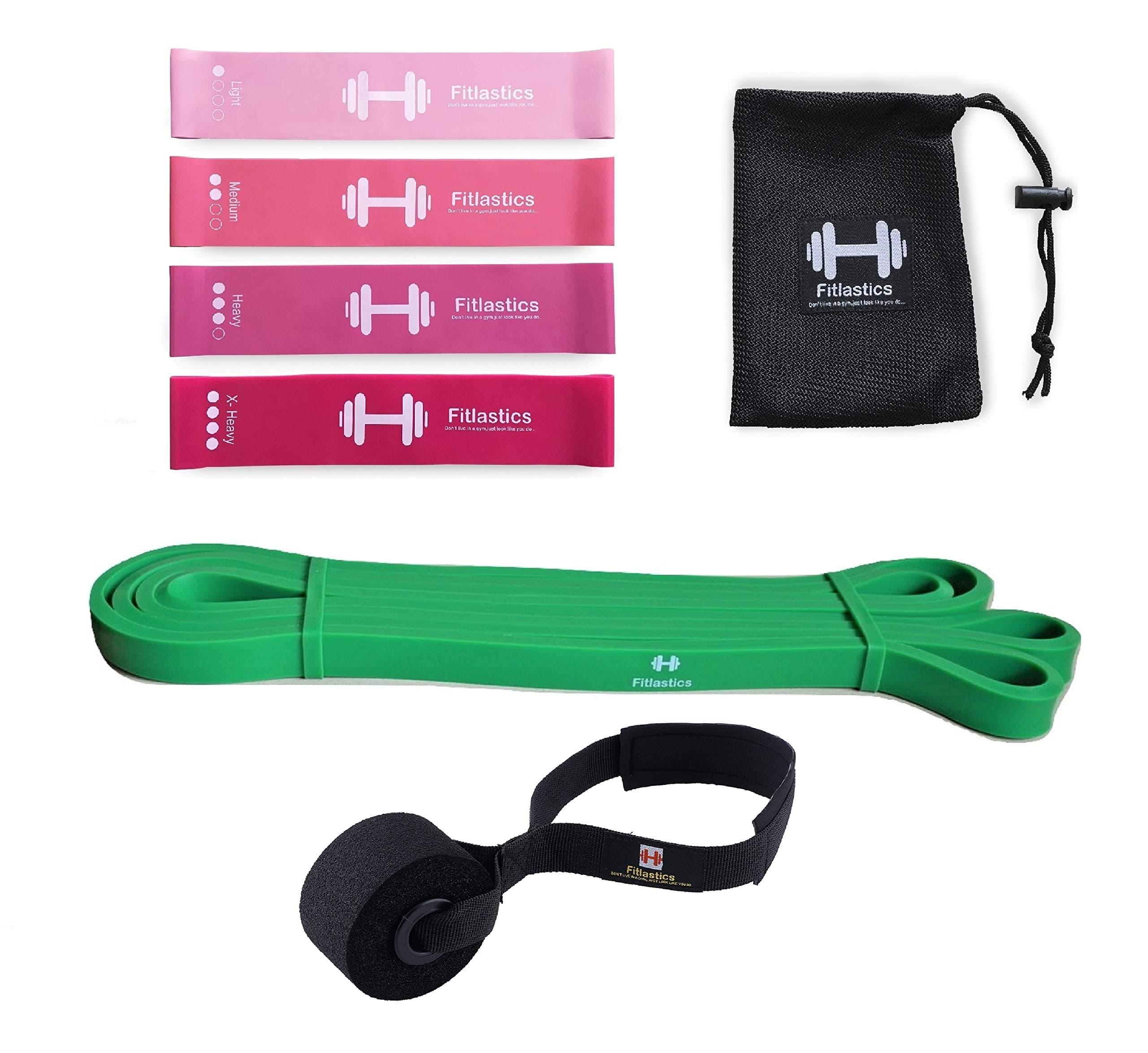 Resistance Loop Bands Set for Squats, Stretching, Strength Training Exercises, HIPS & Glutes Heavy Workouts for Men & Women