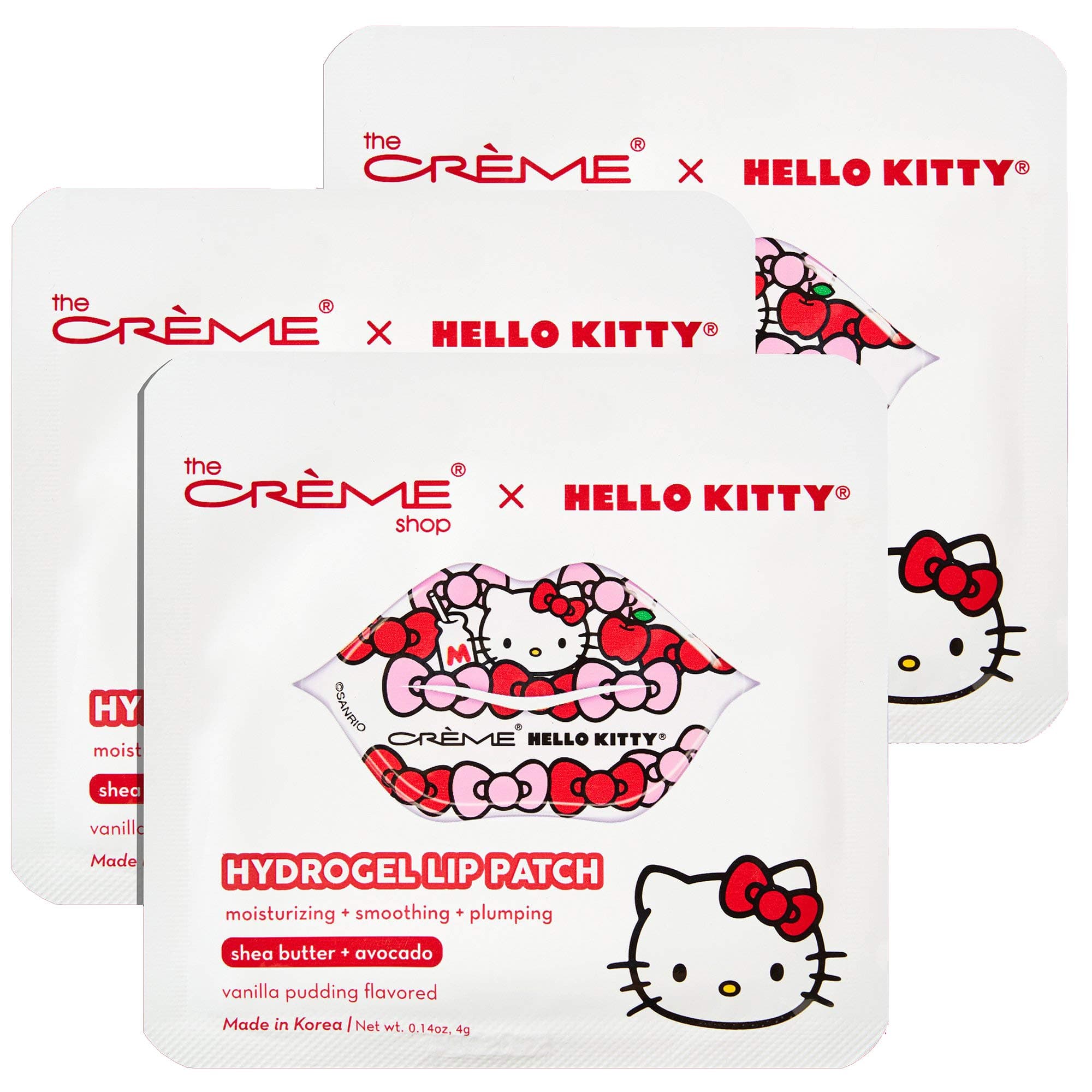 x Hello Kitty Hydrogel Lip Patch 3 Pack