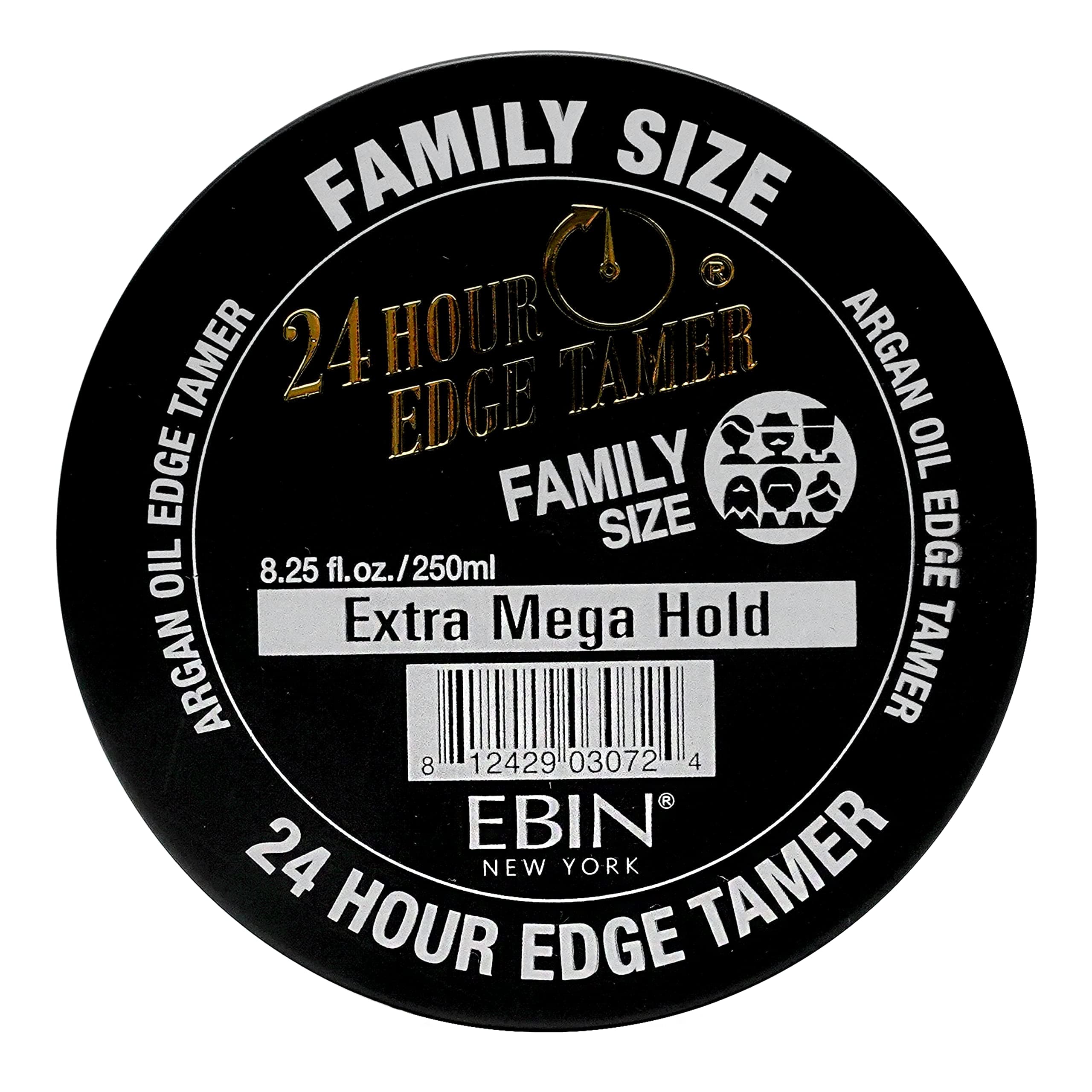 EBIN NEW YORK 24 Hour Edge Tamer - Extra Mega Hold (8.25oz/ 250ml)