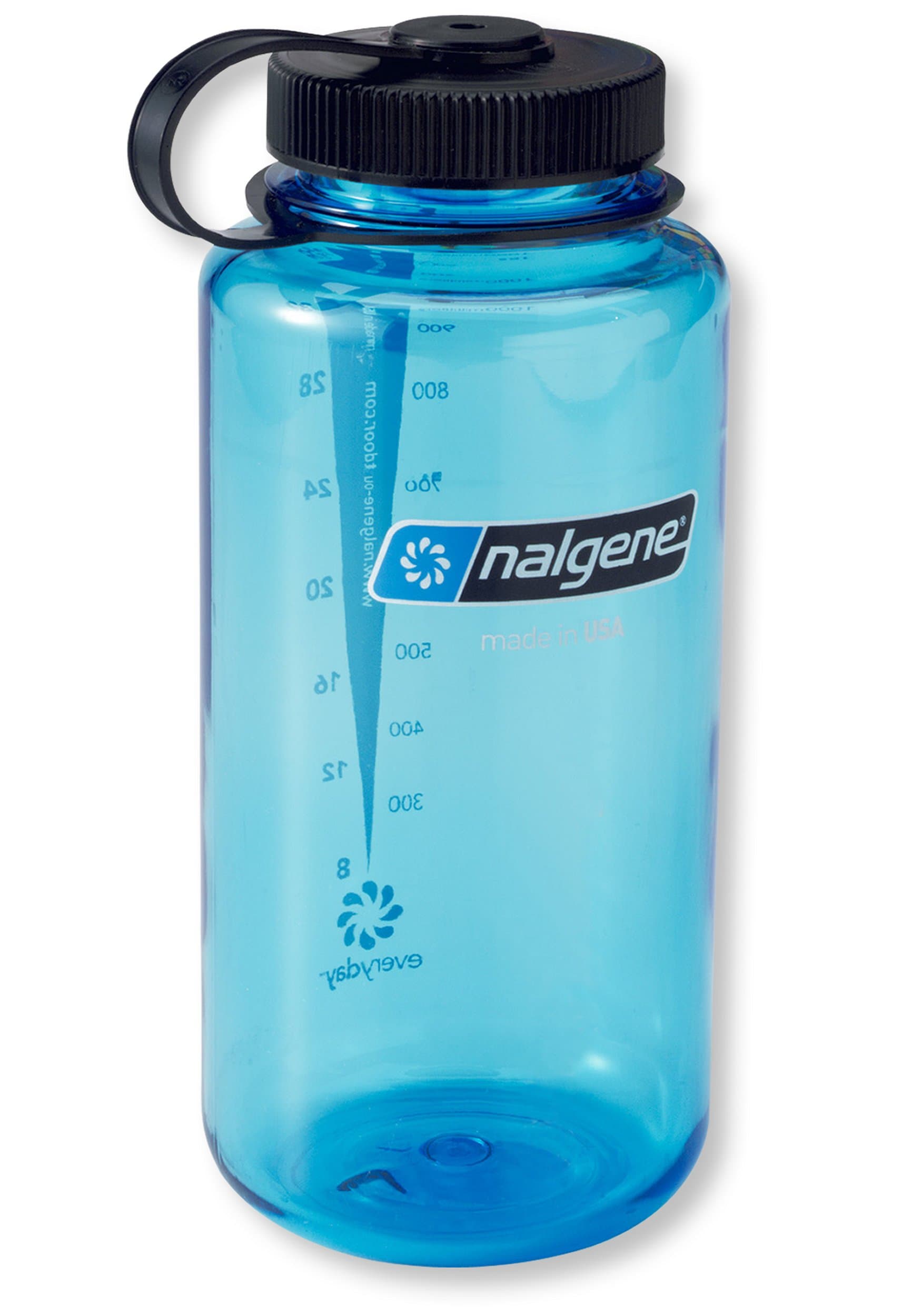 Wide Mouth Water Bottle, Blue, 32 oz