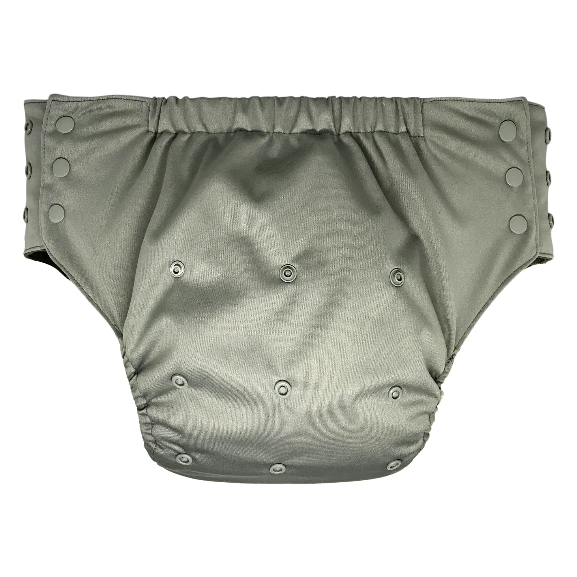 Pull On Cloth Diaper: Special Needs Teens and Adults Protective Briefs for Incontinence or Bedwetting (Extended, Grey)