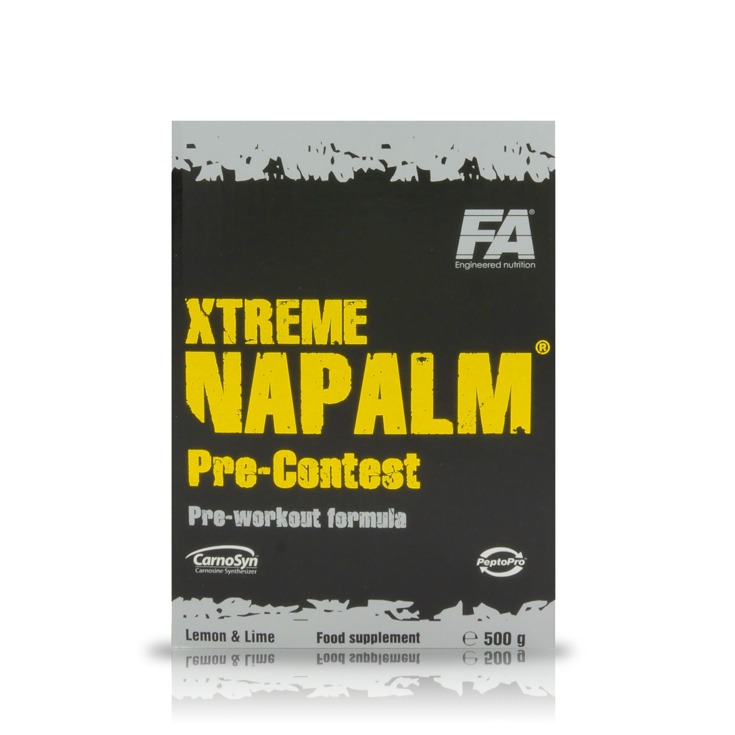 FA Engineered Nutrition 500 g Lemon Lime Xtreme Napalm Pre Contest Supplements