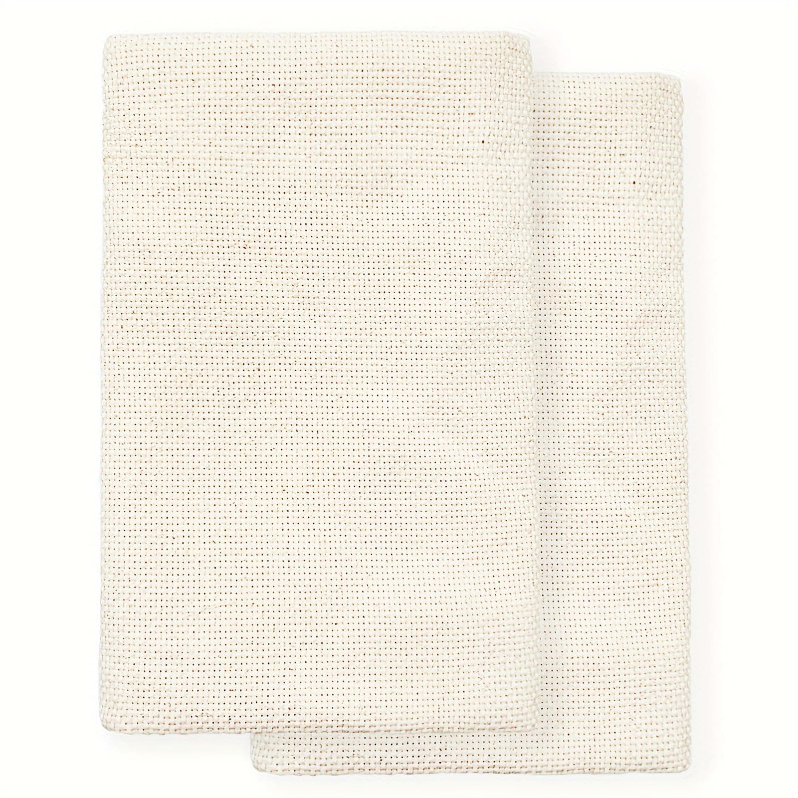 Wool Queen 2Pc 26.3''x19.6'' Needlework Fabric Monk's Cloth for Rug-Punch/Punch Needle