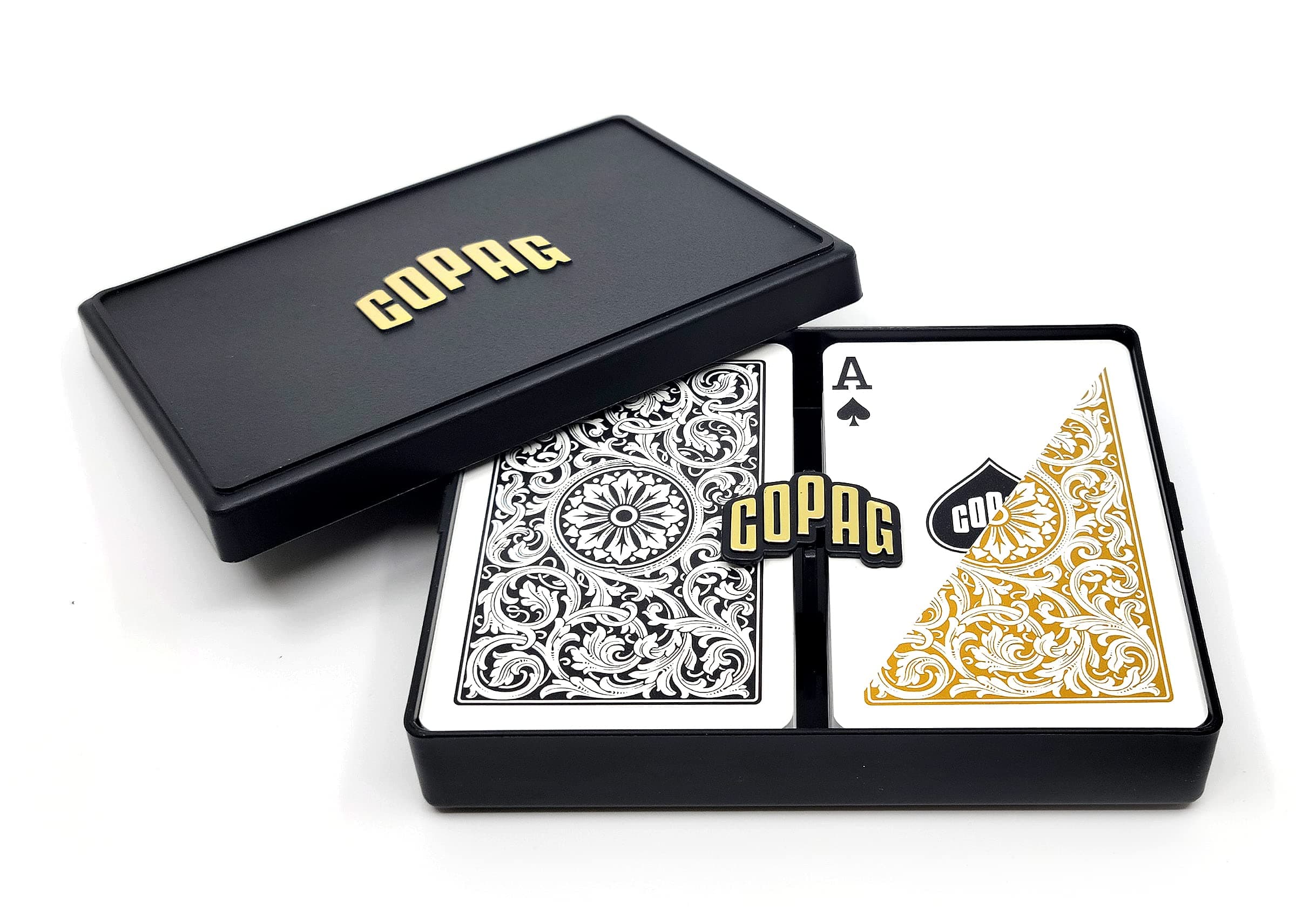 Bridge Size Regular Index 1546 Playing Cards (Black Go