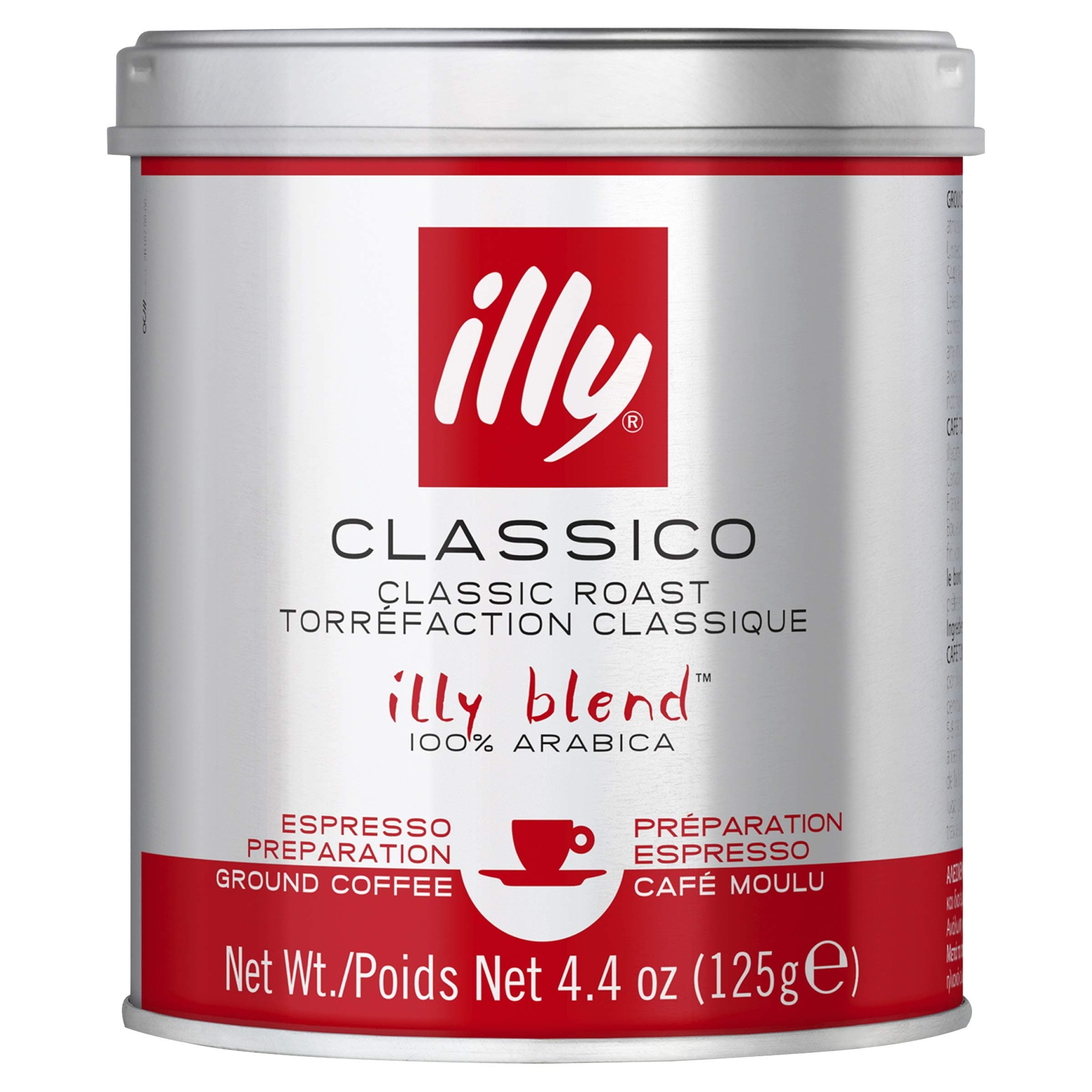 illy Classic Roast Ground Coffee, 125g