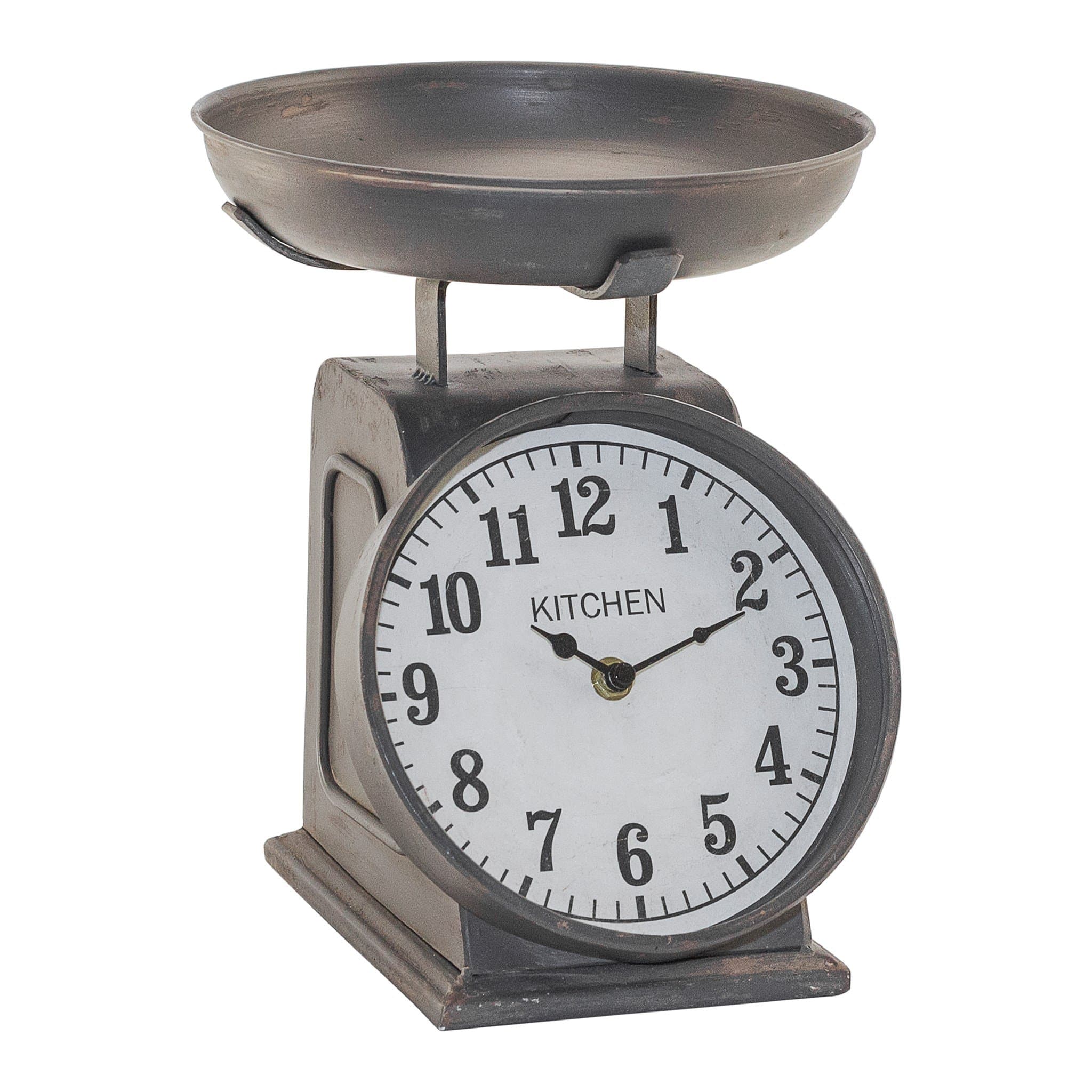 Vintage Clock with Faux Scale