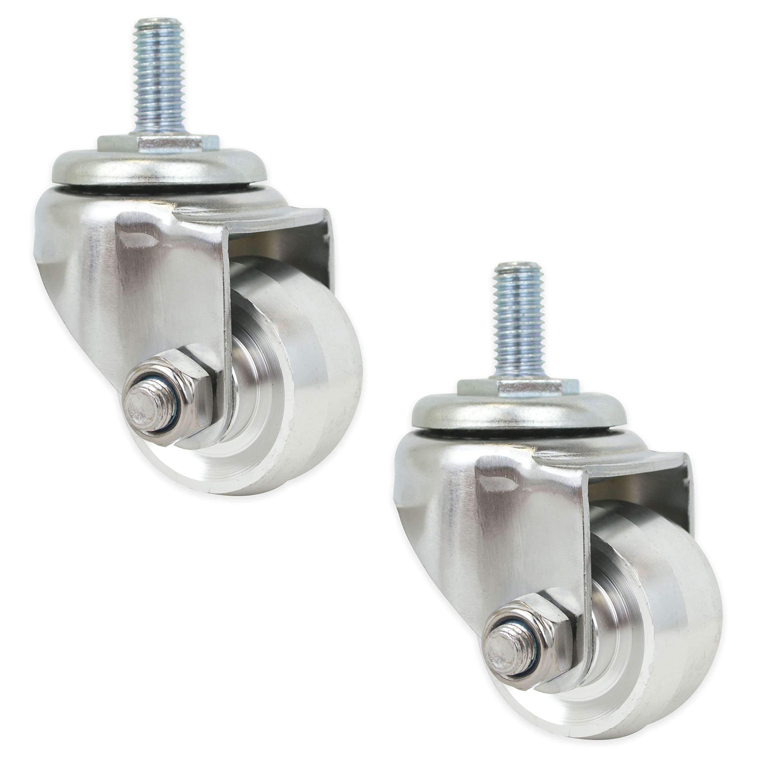 Tool Guy Republic Replacement Aluminum Racing Jack Caster Wheels for 3 Ton Floor Jacks (2 Pc Set)