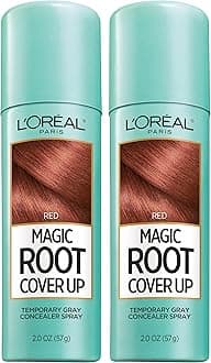 L'Oreal Paris Hair Color Root Cover Up Hair Dye Red 2 Ounce (Pack of 2) (Packaging May Vary)