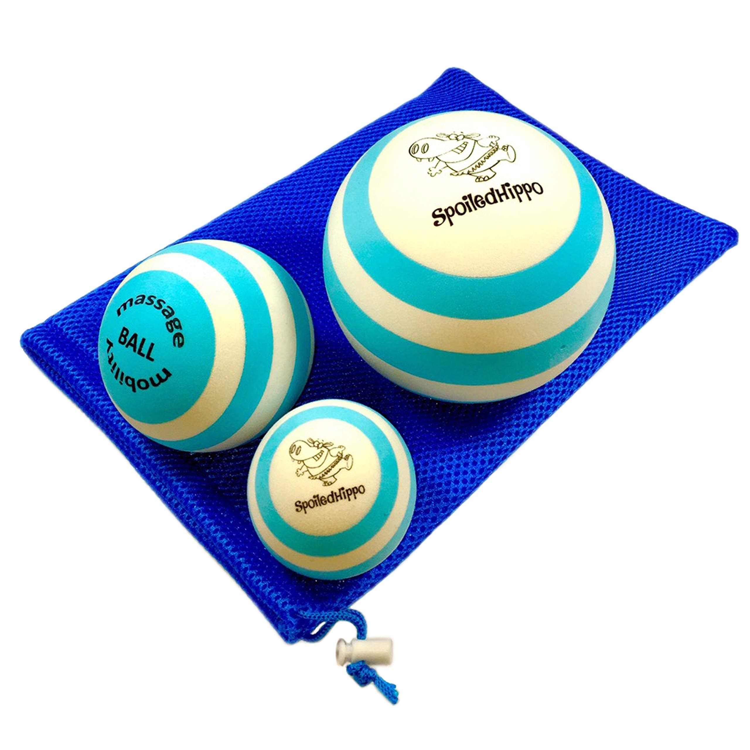 Massage Ball - Deep Tissue Massage Therapy, Myofascial Release, Trigger Point Massager - Muscle Pain Relief, Muscle Knots Foam Ball, Self Massage Physical Therapy Ball