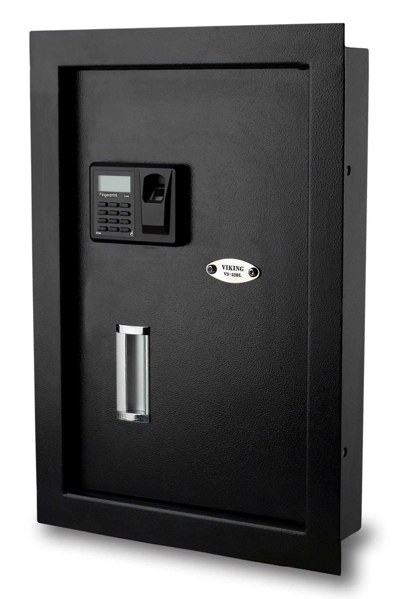 Viking Security SafeVS-52BL Biometric Safe Fingerprint Safe Hidden In Wall Safe