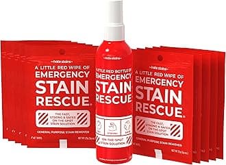 Emergency Stain Rescue Stain Remover Spray - Carpet Cleaner Spray - Wine & Coffee Stain Removal - 0.36 Fl Oz (Pack of 11)