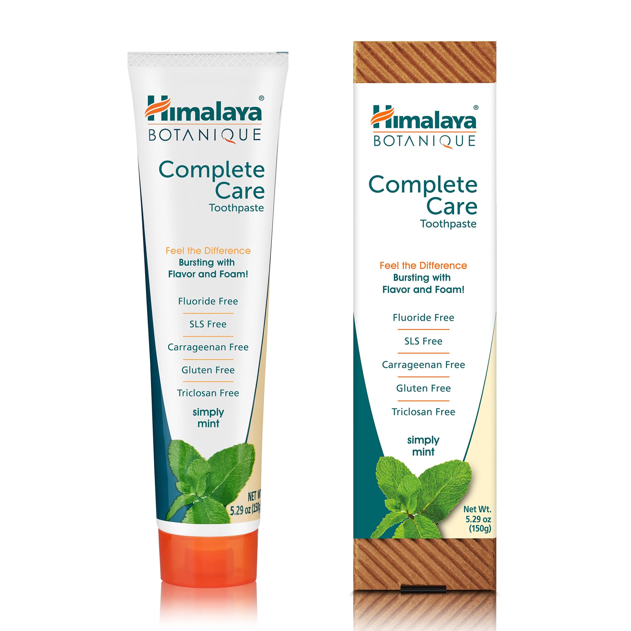 Botanique Simply Mint Complete Care Toothpaste Refreshing Mint Flavour | Strong Teeth | Healthy Gums | Fresh Breath - 150g