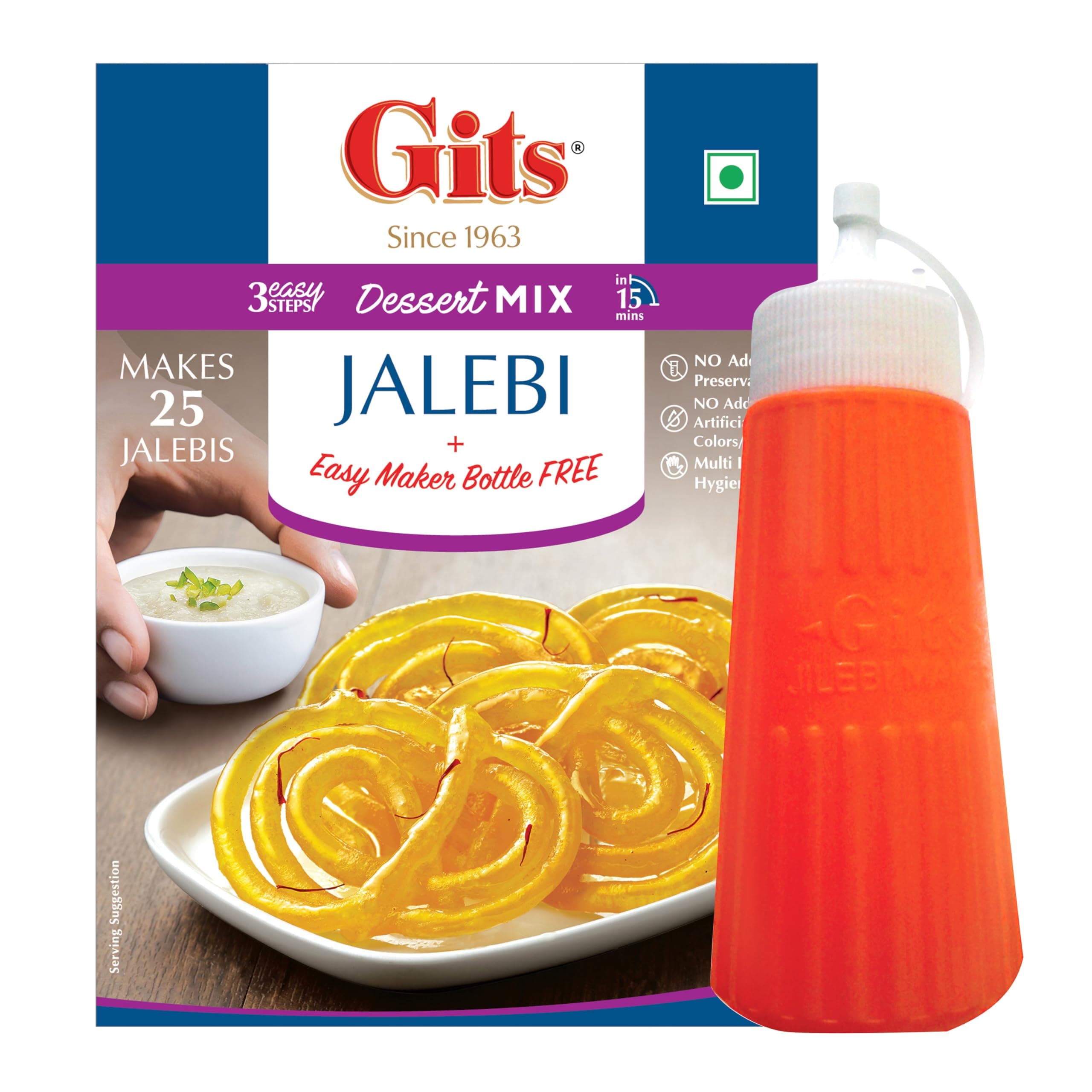 Gits Jalebi Mix with 1 No. Maker 100gm