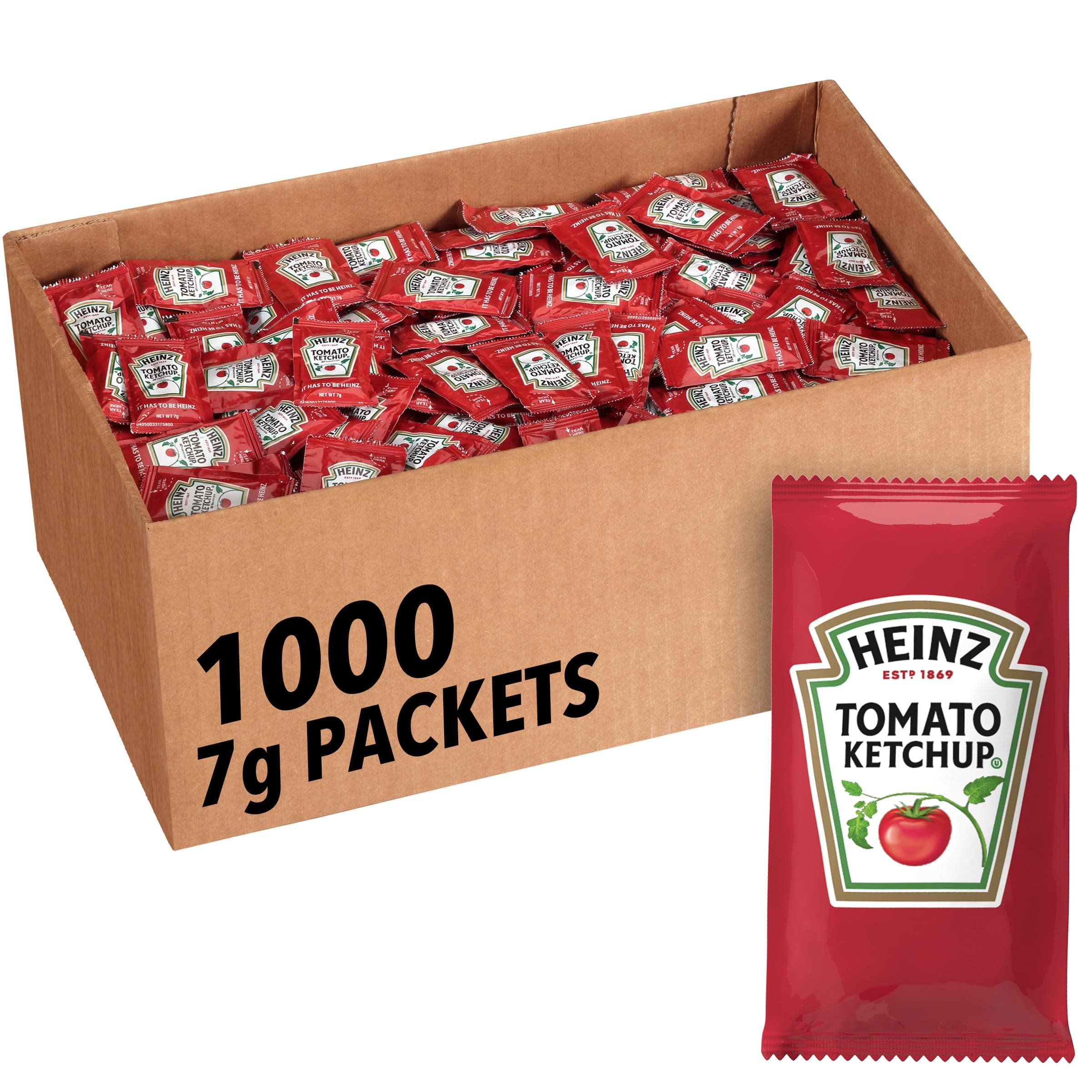 Ketchup Single Serve Packet (0.25 oz Packets, Pack of 1000)