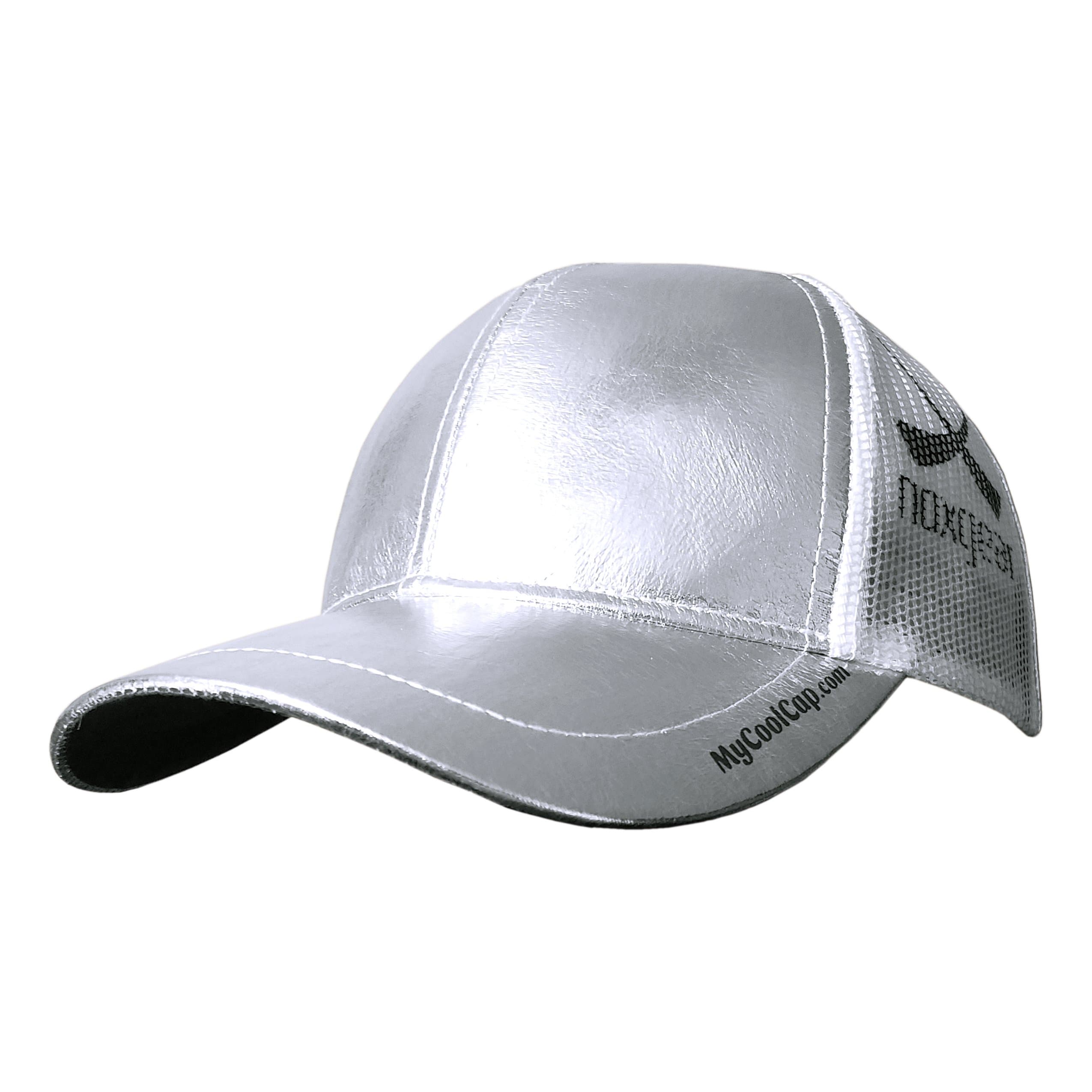 My Cool Cap - Cooling, Adjustable, Unisex Hat with Sun Reflecting Shield Silver