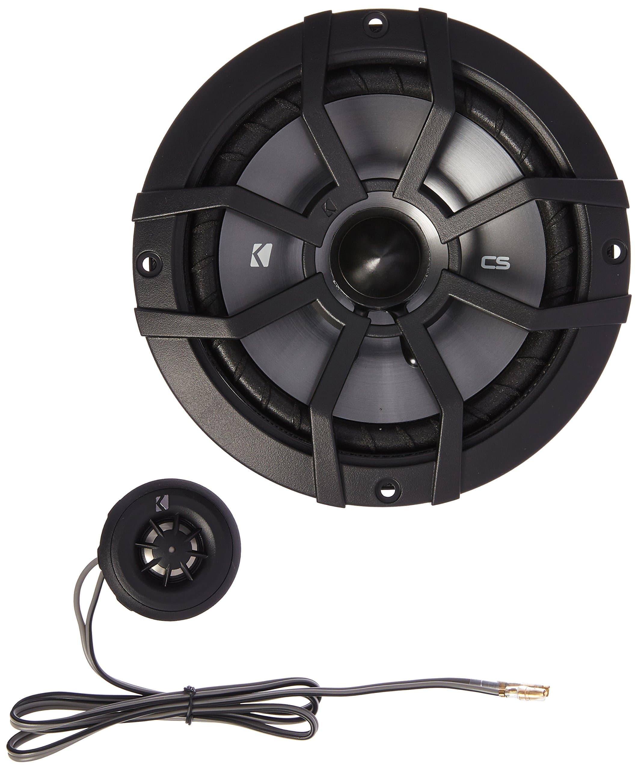 Kicker 43CSS654 CSS65 6.5-Inch Component System with .75-Inch tweeters, 4-Ohm