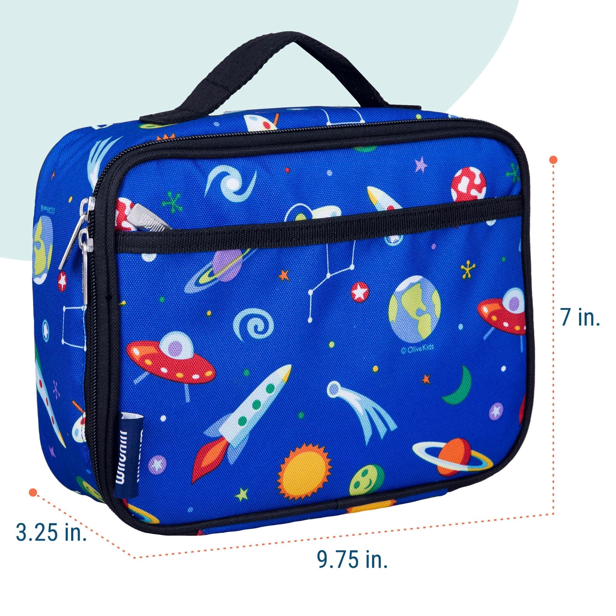 Wildkin Kids Space Lunch Box, Multi-Colour