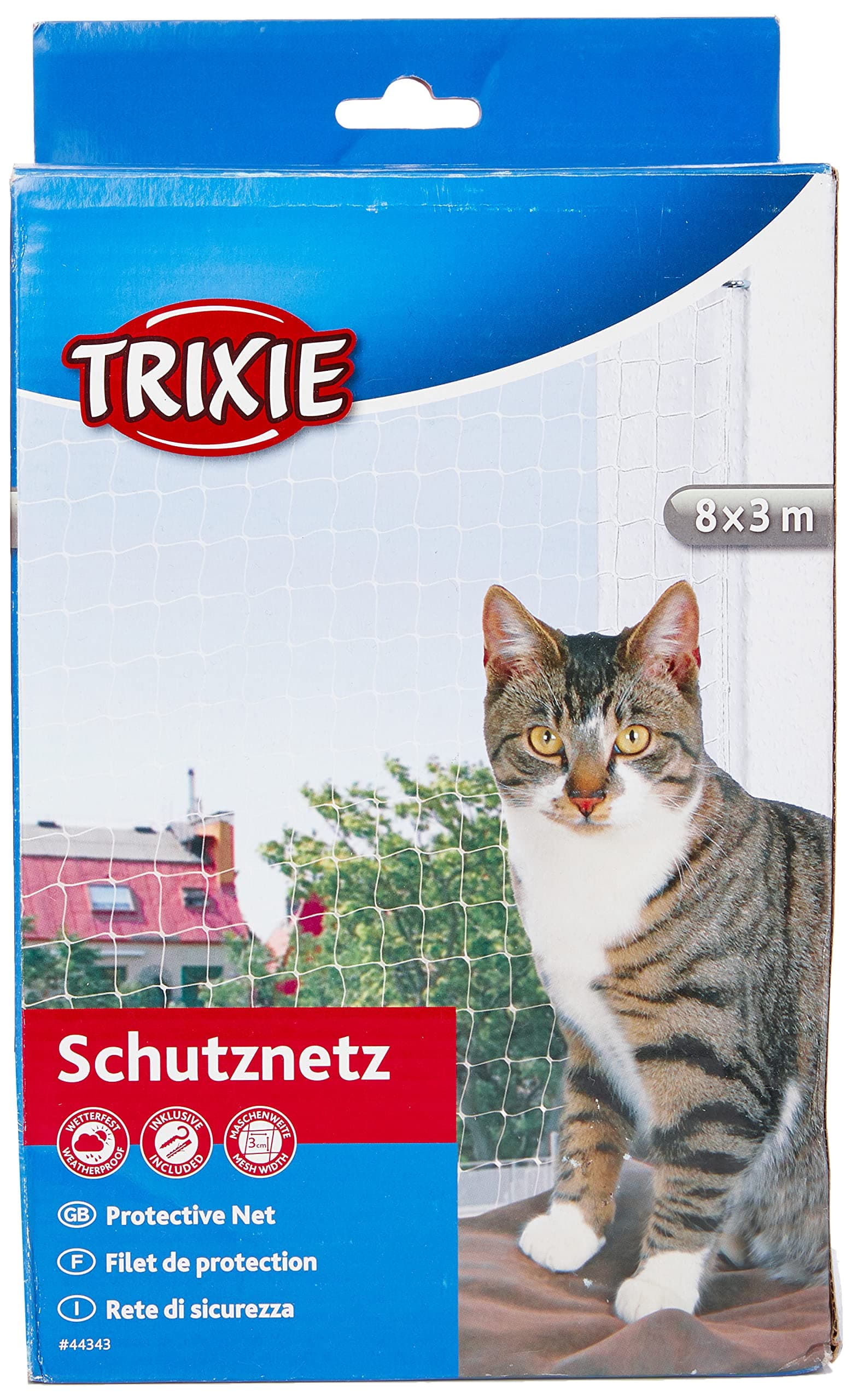Trixie Transparent Protective Net for Cats - 8X3M