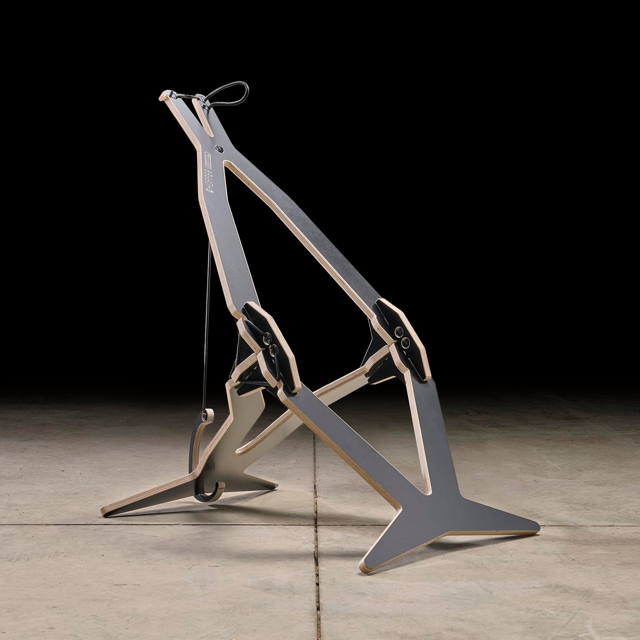 MTB HOPPERVertical Indoor Bicycle Stand - Space-Saving Bicycle Holder for All Types of Bicycles - Bike Stand for Horizontal and Vertical Bicycle Parking Space