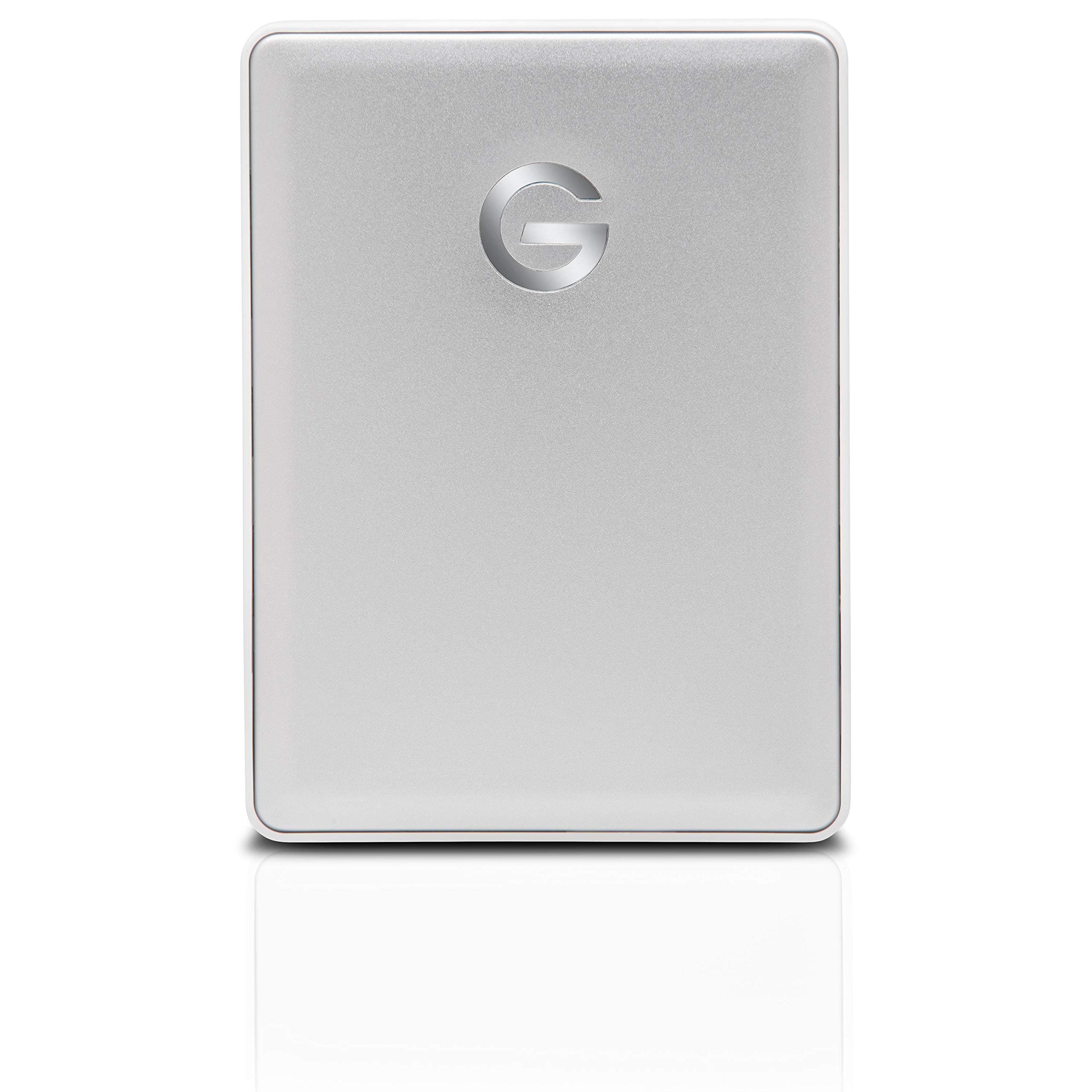 G-Technology 1TB G-DRIVE mobile USB-C Portable External Hard Drive, Silver - 0G04876-1