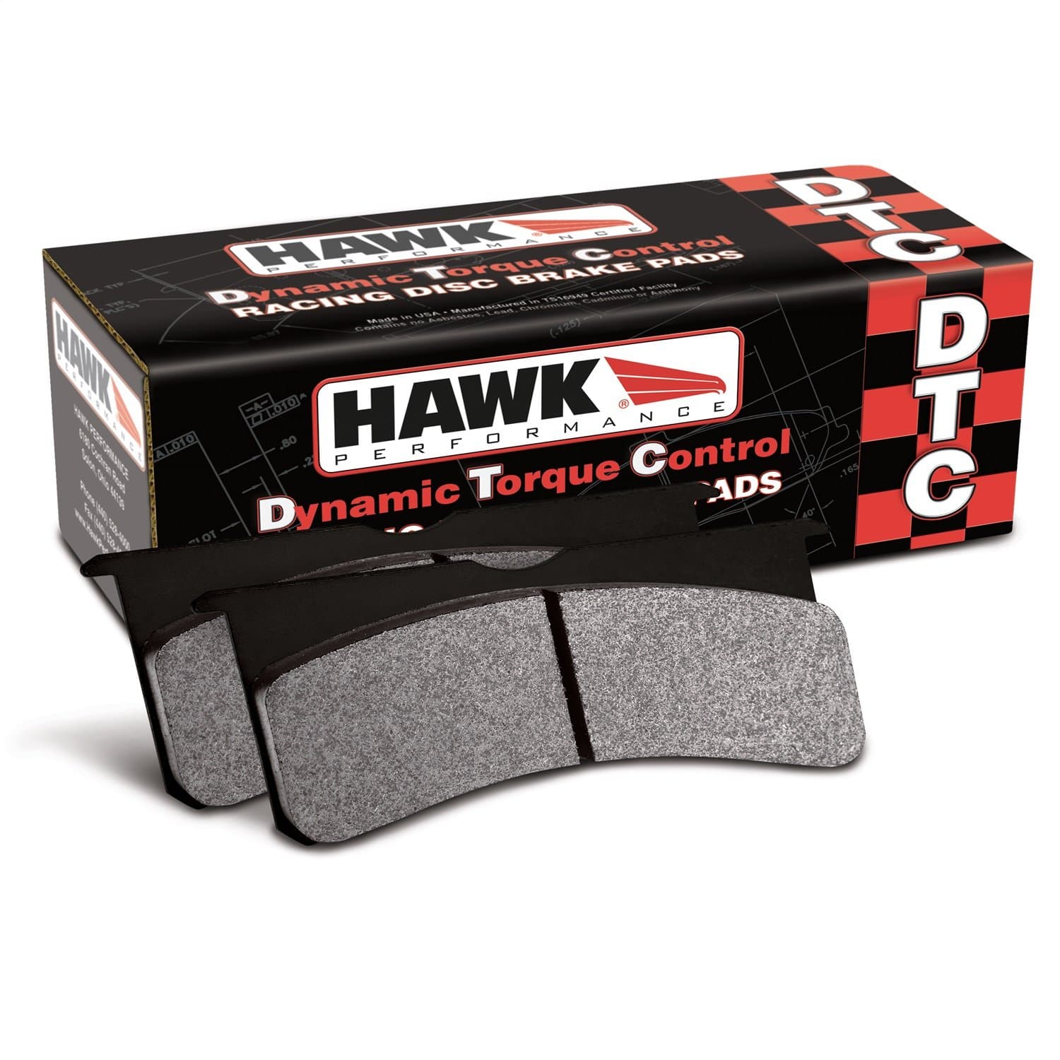HawkHB764U.628 Performance DTC-70 Race Compound Brake Pad